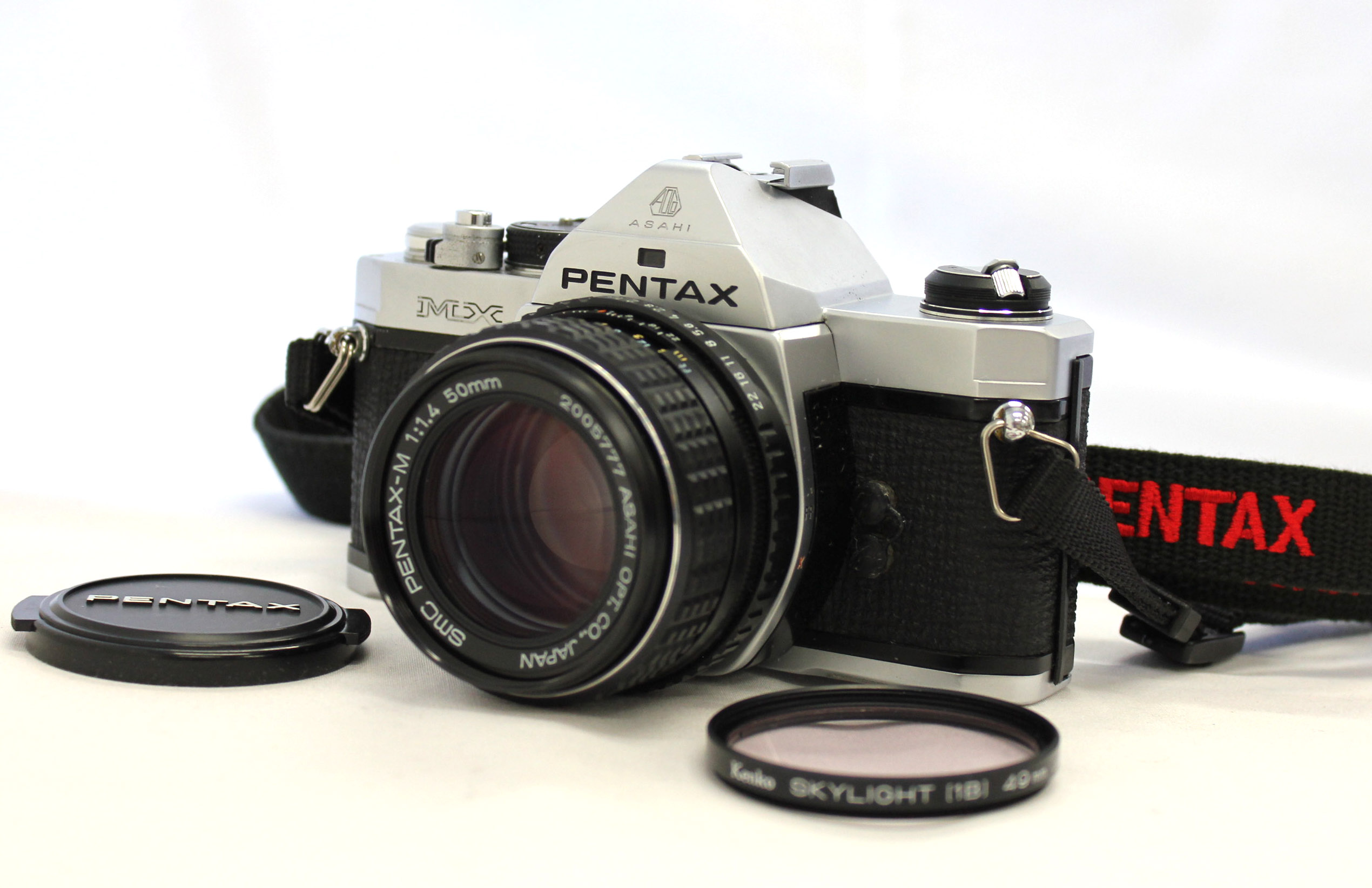 Japan Used Camera Shop | [Excellent+++] Pentax MX SLR 35mm Film Camera with SMC Pentax-M 50mm F/1.4 from Japan