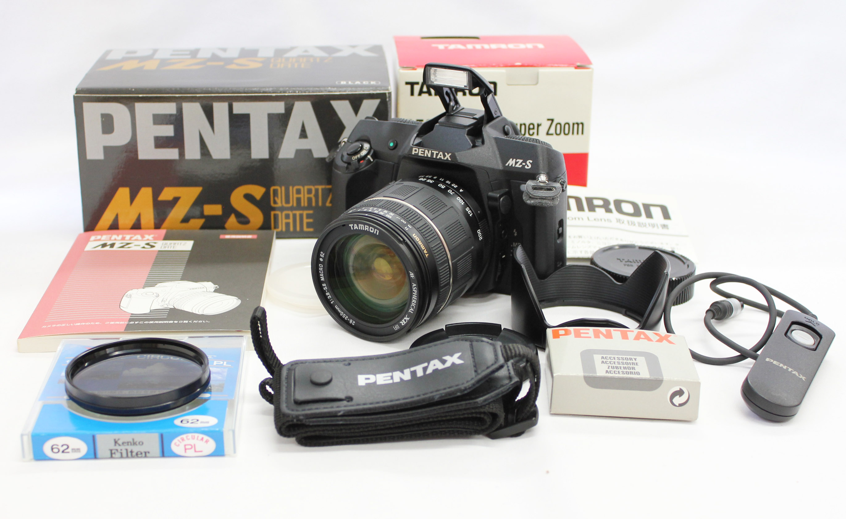 Japan Used Camera Shop | [Mint] Pentax MZ-S SLR Film Camera w/ Tamron AF 28-200mm F/3.8-5.6 Aspherical and more from Japan