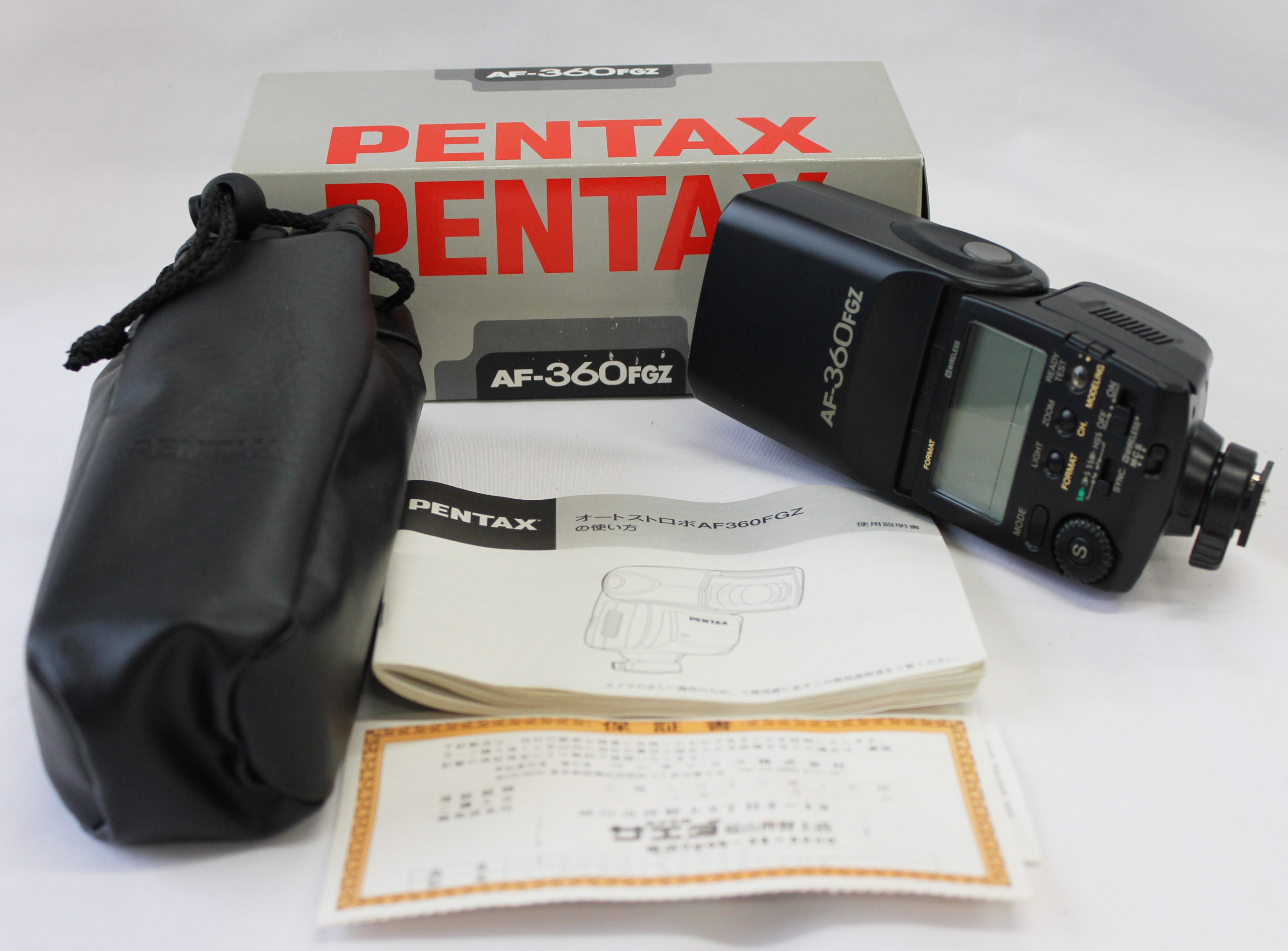 Japan Used Camera Shop | [Mint] Pentax AF-360FGZ Shoe Mount Flash for Pentax 67II, MZ-S, MZ-L, *ist, Z-10, Z-5, Z-5P, Z-1 from Japan