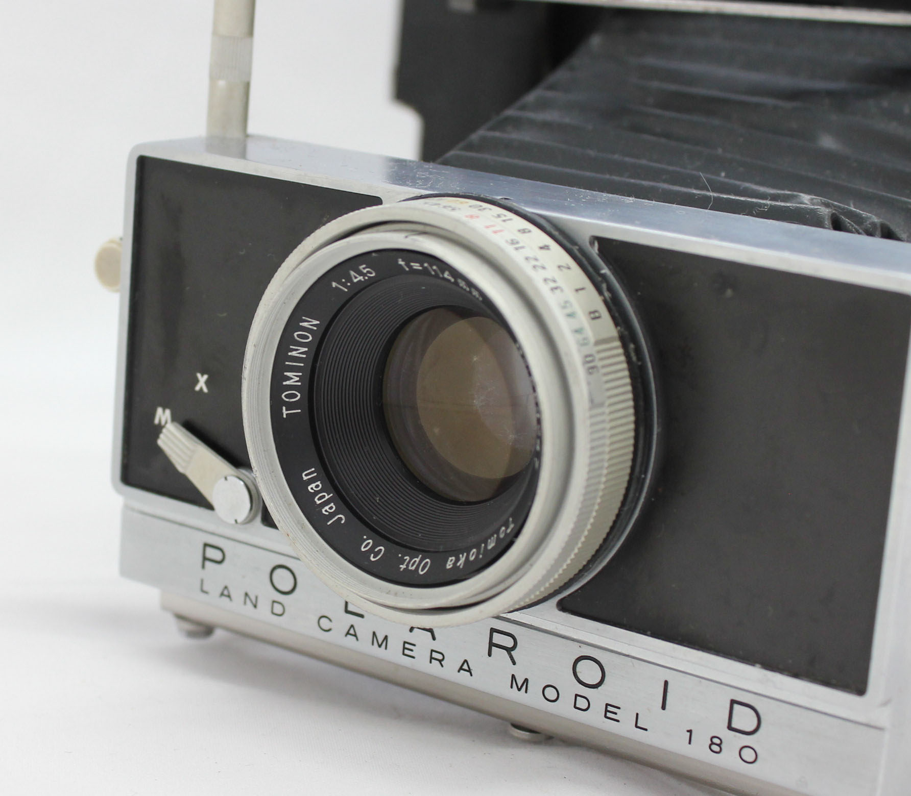  Polaroid Land Camera Model 180 Instant Film Camera w/ Tominon 114mm F/4.5 from Japan Photo 1