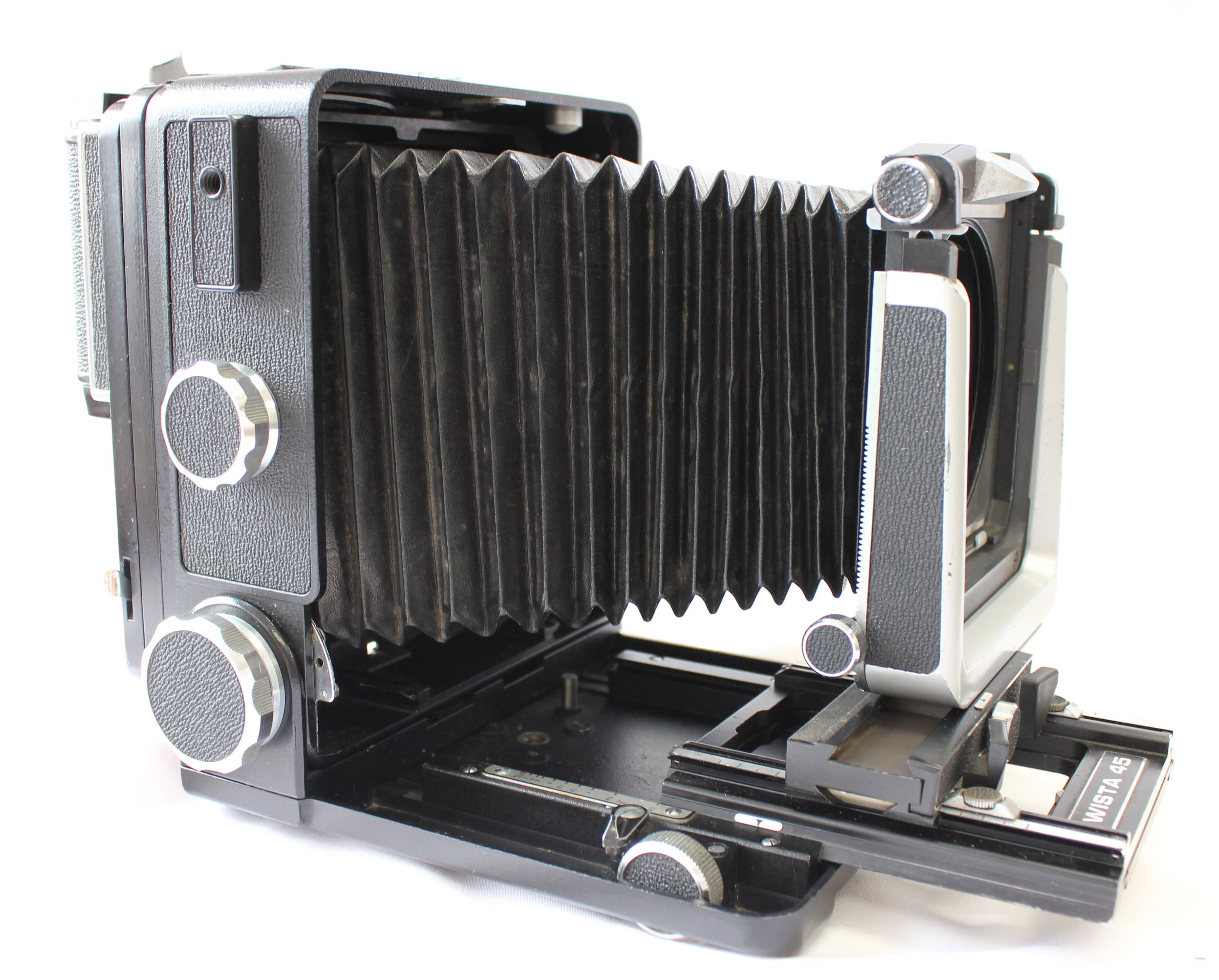  Wista 45 45D 4x5 Large Format Camera w/ 6x9 Roll FIlm Holder & Quick Roll Slider from Japan Photo 2