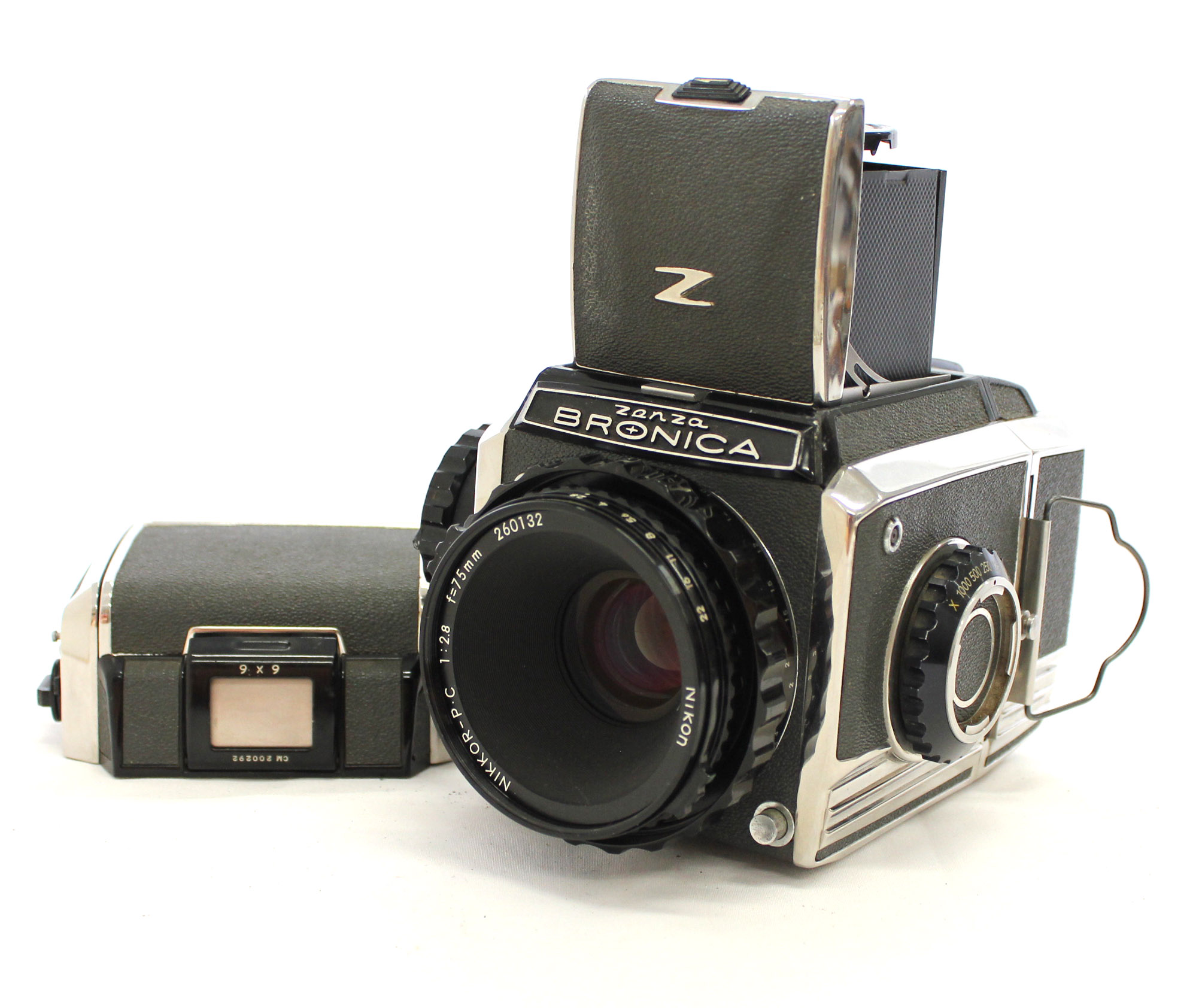 Zenza Bronica S2A Final Model (S/N CB164*) w/ Nikkor H.C 75mm F 