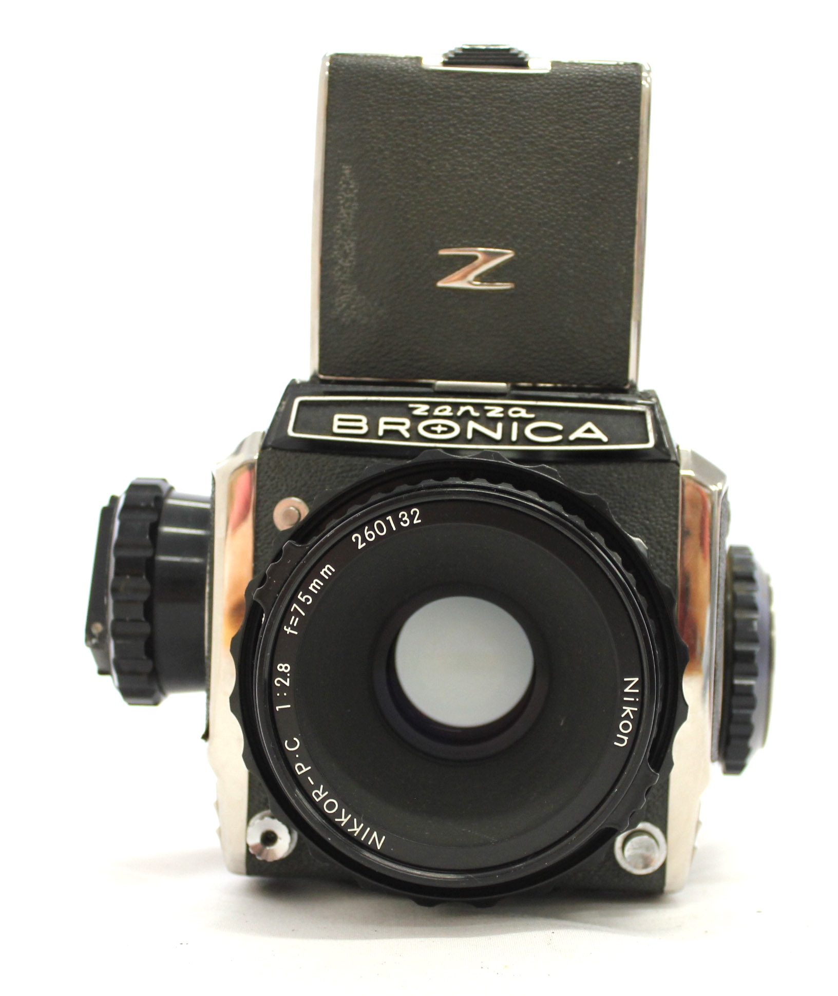 Zenza Bronica S2A Final Model (S/N CB164*) w/ Nikkor H.C 75mm F/2.8 & 2 of  6x6 Film Back from Japan (C1728) | Big Fish J-Camera (Big Fish J-Shop)