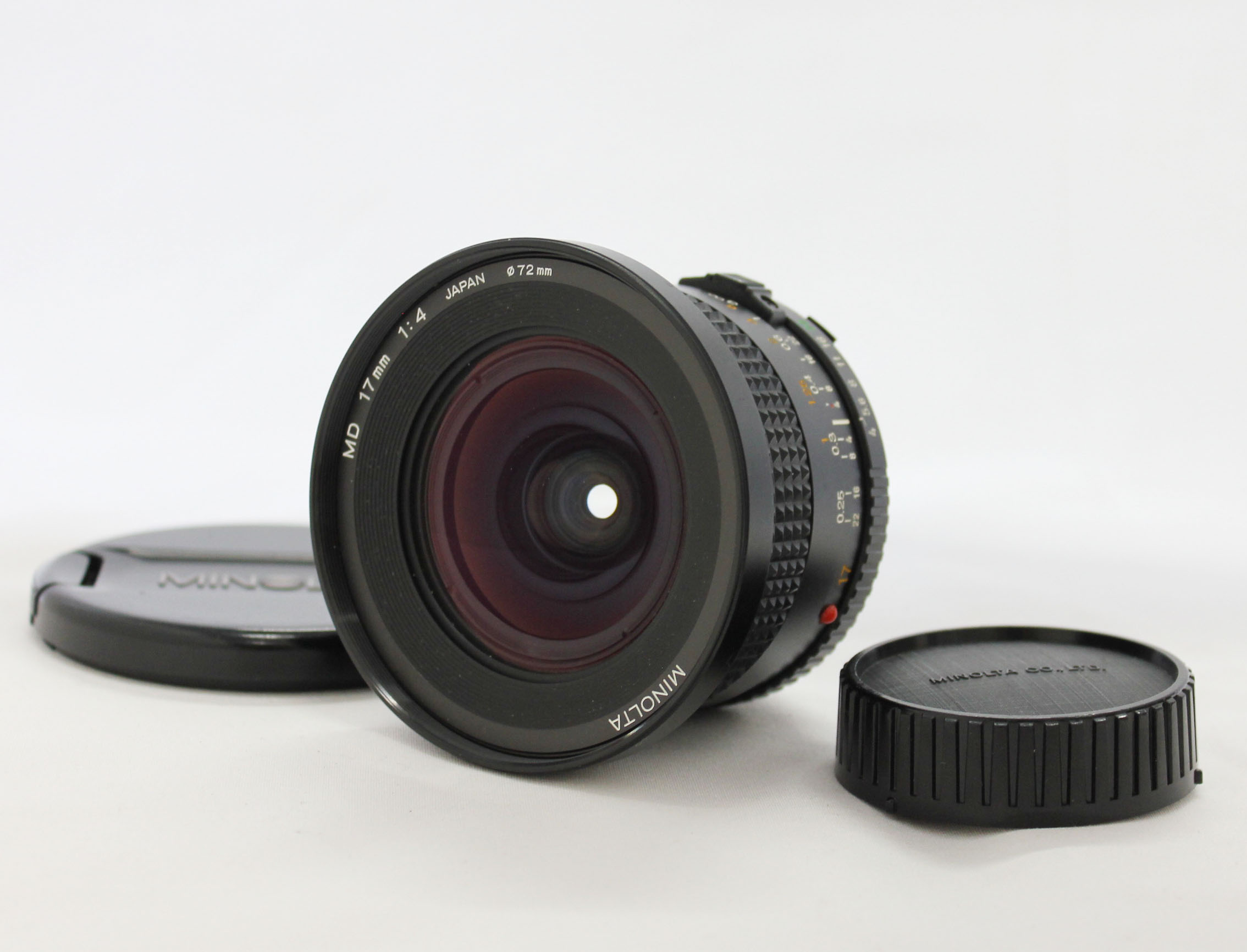 Japan Used Camera Shop | [Excellent+++++] Minolta New MD 17mm F/4 Wide Angle MF Lens from Japan