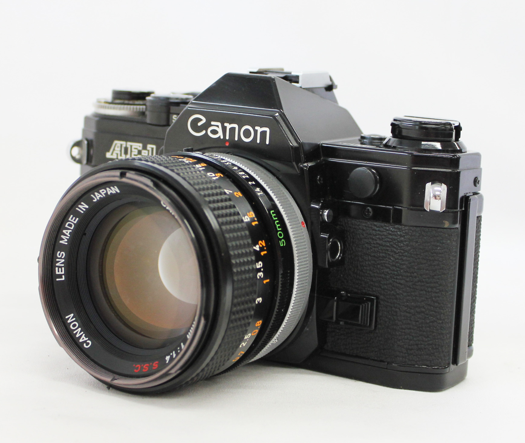 Japan Used Camera Shop | [Exc+++] Canon AE-1 35mm SLR Camera with FD 50mm F/1.4 S.S.C. Lens from Japan