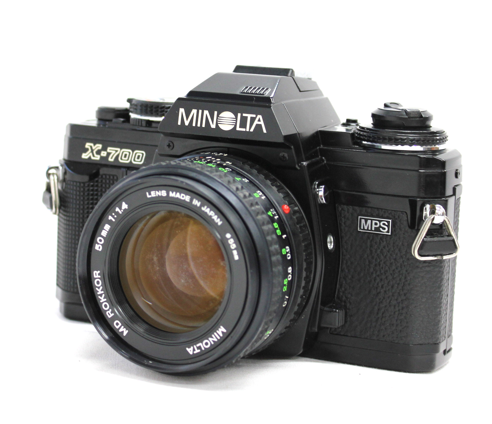 Japan Used Camera Shop | Minolta X-700 MPS 35mm SLR Film Camera with MD Rokkor 50mm F1.4 Bonus Lens from Japan