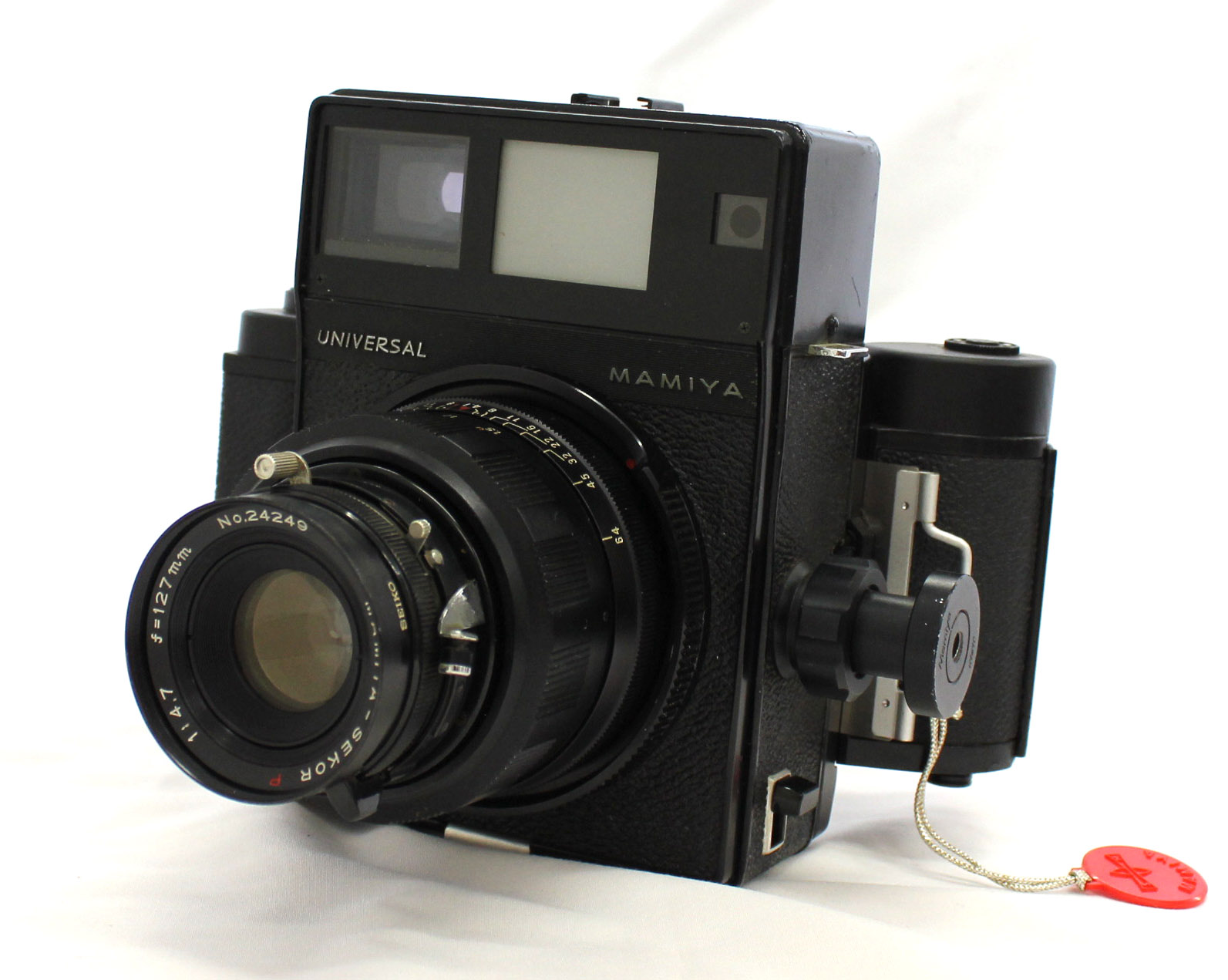 Mamiya Universal Press with Sekor P 127mm F/4.7 Lens & 6x9 Film Back from  Japan (C1750) | Big Fish J-Camera (Big Fish J-Shop)