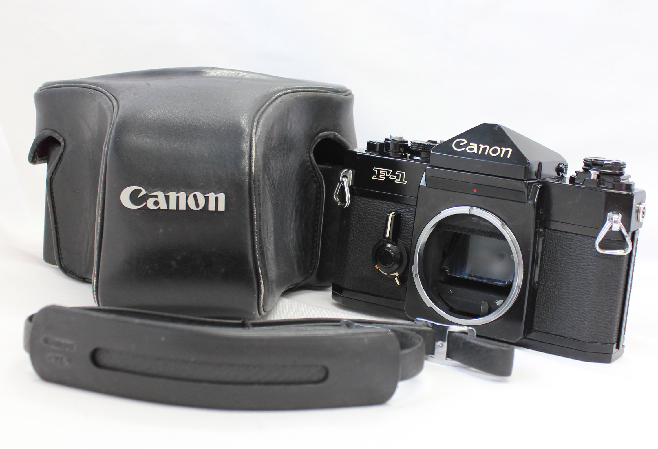 Canon F-1 35mm SLR Film Camera Body with Case and Strap from Japan Photo 0