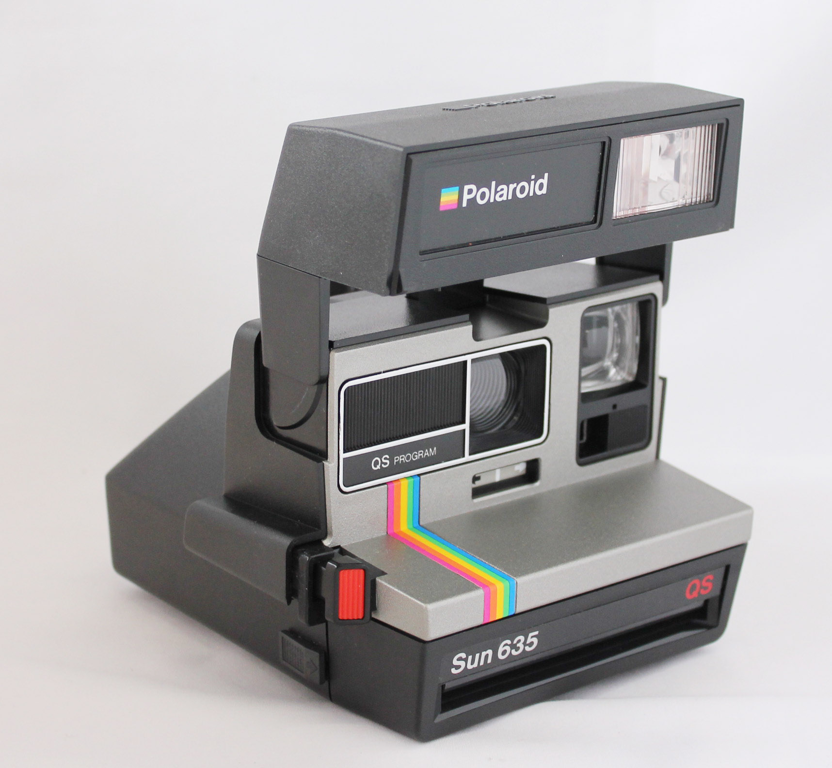 Polaroid Sun 635 QS Rainbow Stripe Instant Film Camera from Japan Photo 1