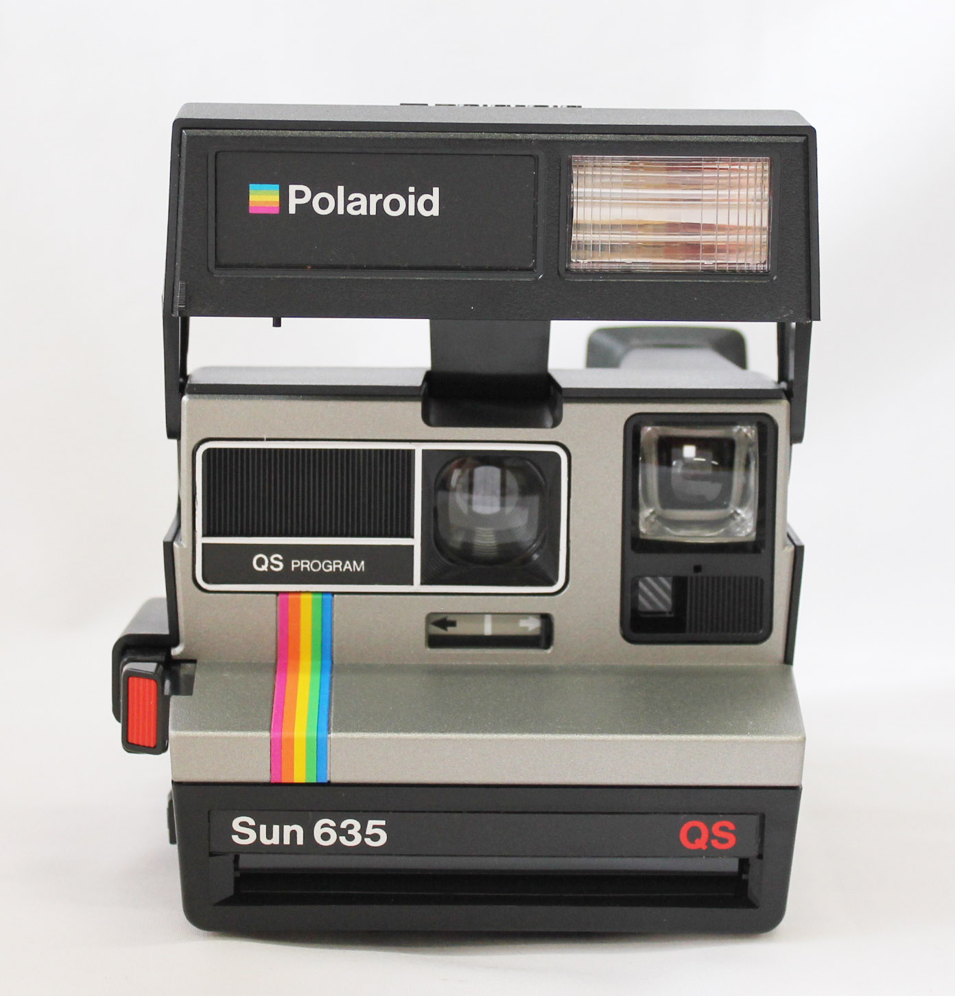  Polaroid Sun 635 QS Rainbow Stripe Instant Film Camera from Japan Photo 2