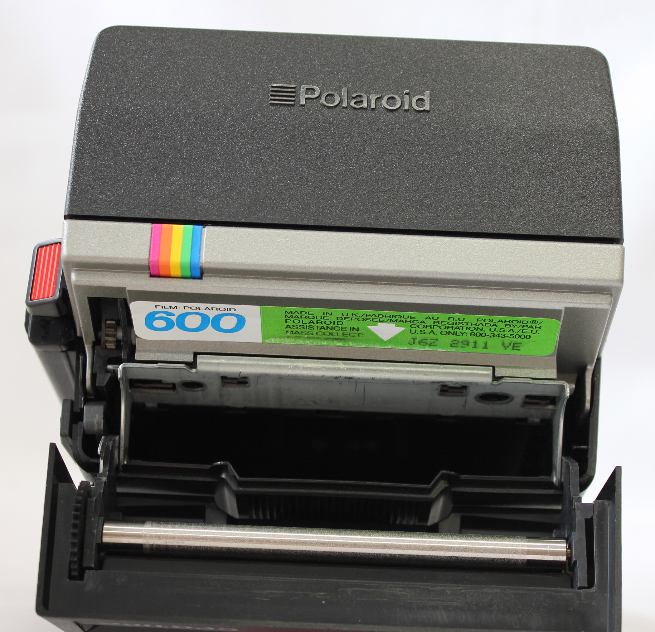  Polaroid Sun 635 QS Rainbow Stripe Instant Film Camera from Japan Photo 6