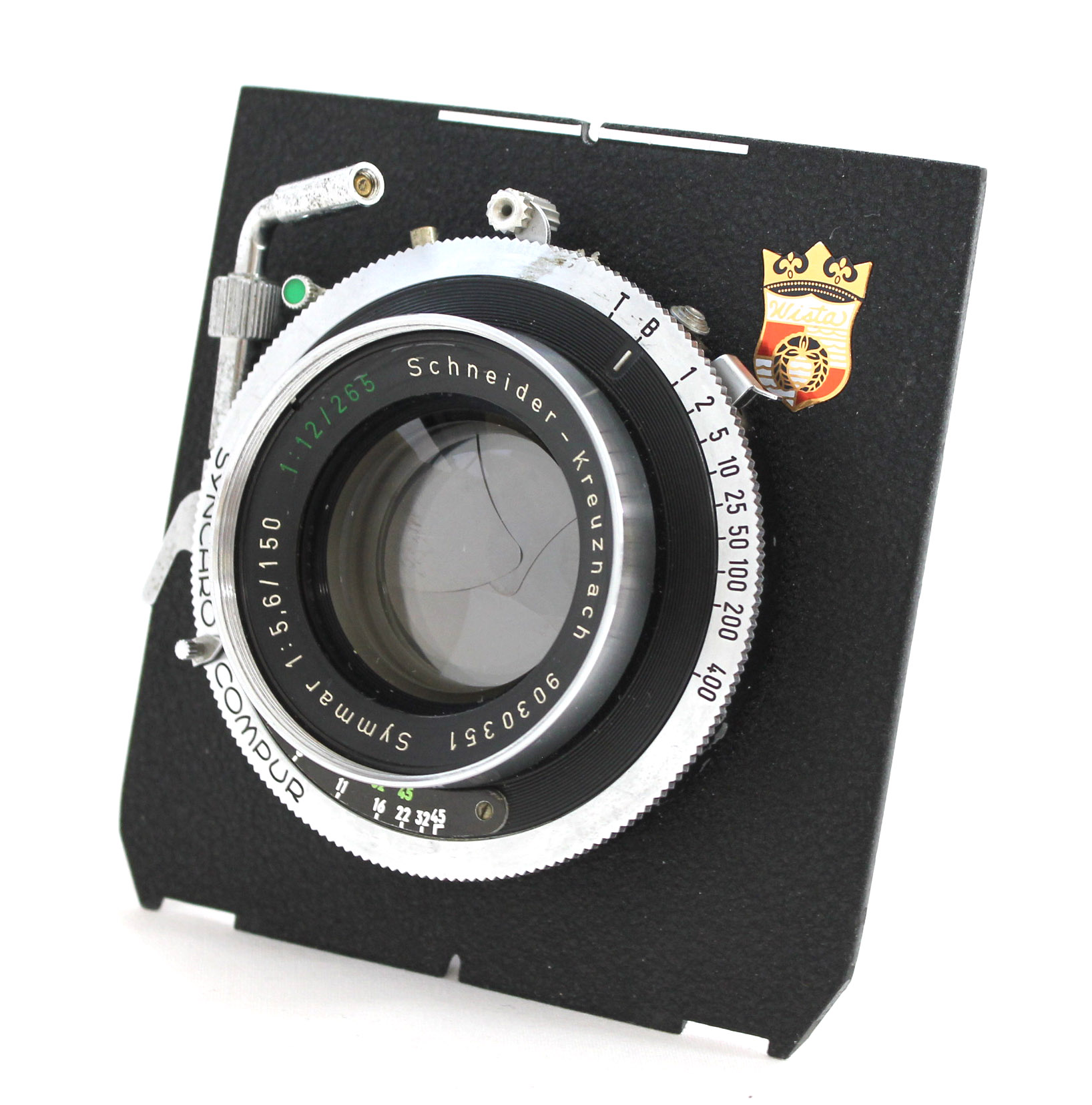 Schneider Kreuznach Symmar 150mm F5.6 / 265mm F12 Large Format Lens w/ Wista Linhof Board from Japan (C1774) | Big Fish J-Camera (Big Fish J-Shop)