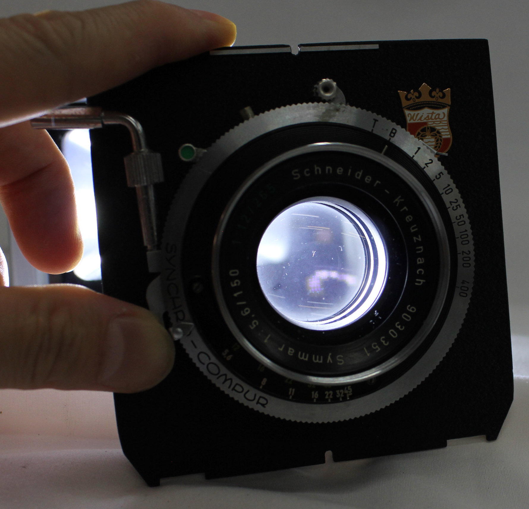 Schneider Kreuznach Symmar 150mm F5.6 / 265mm F12 Large Format Lens w/ Wista Linhof Board from Japan Photo 9