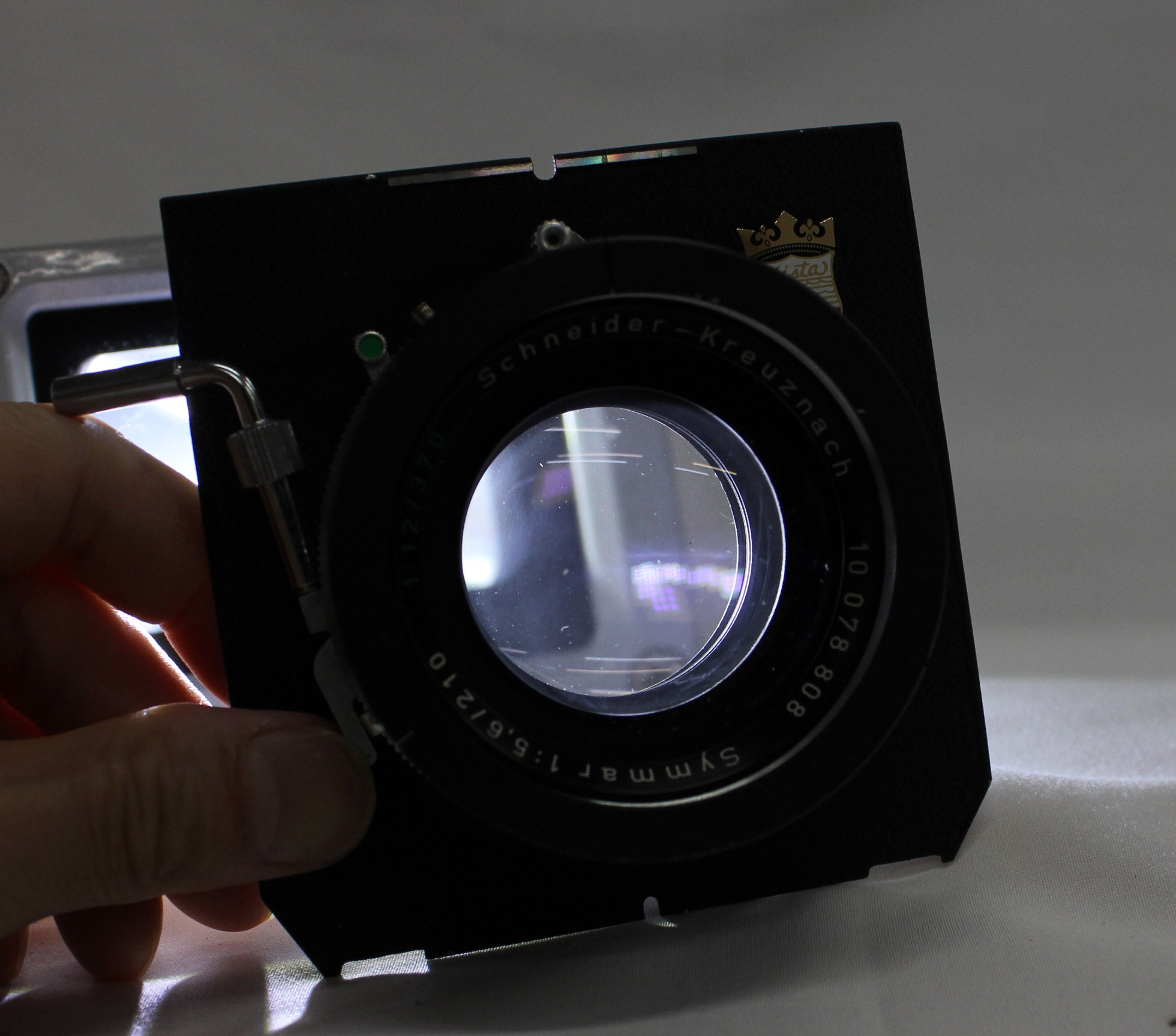 Schneider Kreuznach Symmar 210mm F5.6 / 370mm F12 Large Format Lens w/ Wista Linhof Board from Japan Photo 8