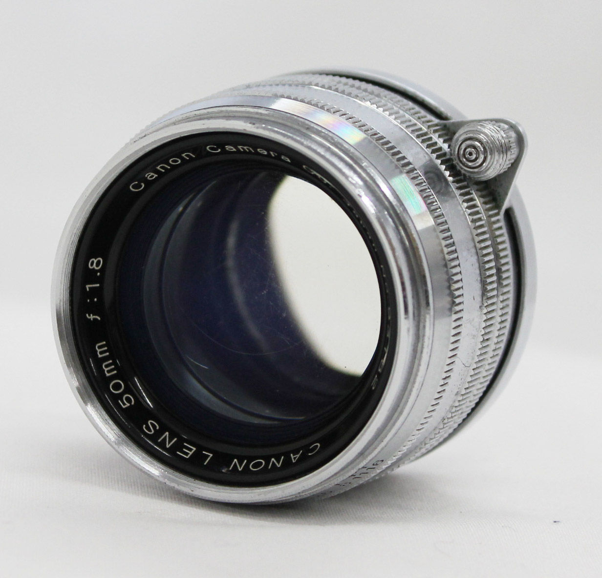  Canon 50mm F/1.8 Lens L39 LTM Leica Screw Mount Silver from Japan  Photo 0