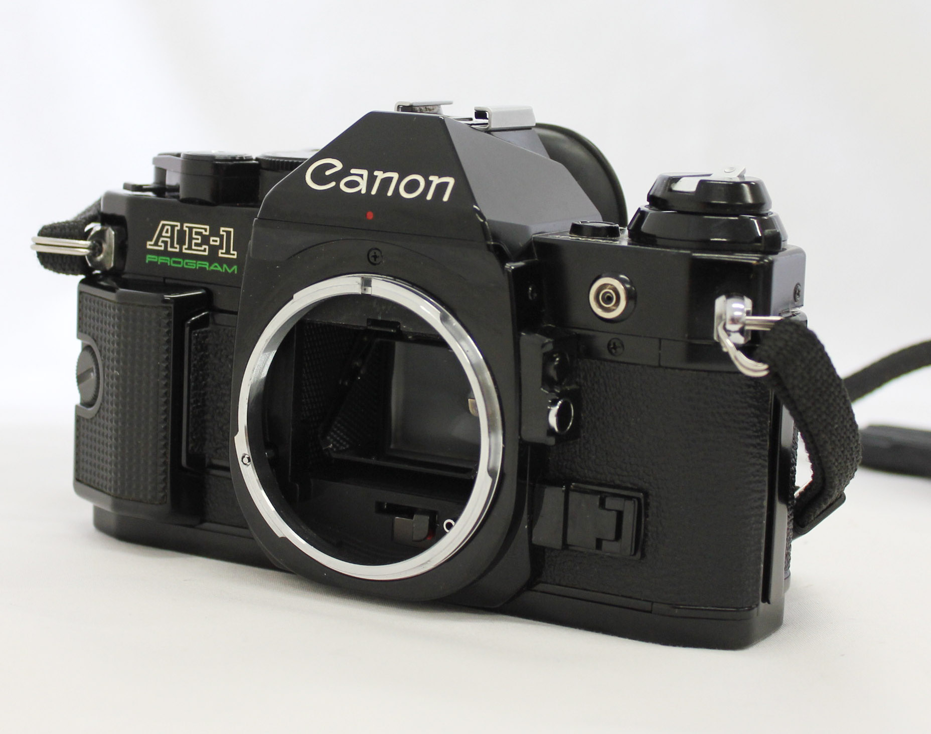 Canon AE-1 Program 35mm SLR Film Camera Black with New FD 35-70mm