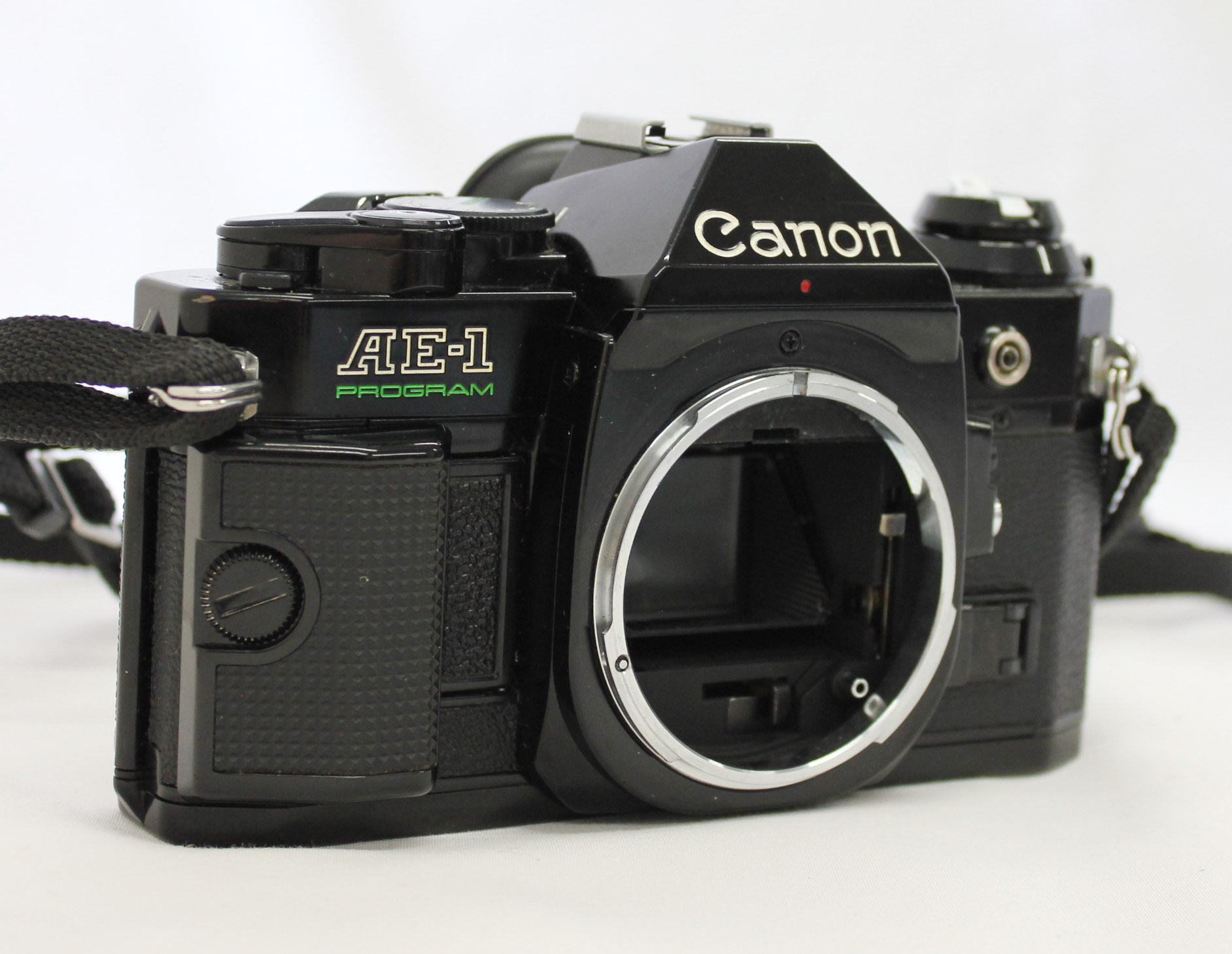 Canon AE-1 Program 35mm SLR Film Camera Black with New FD 35-70mm