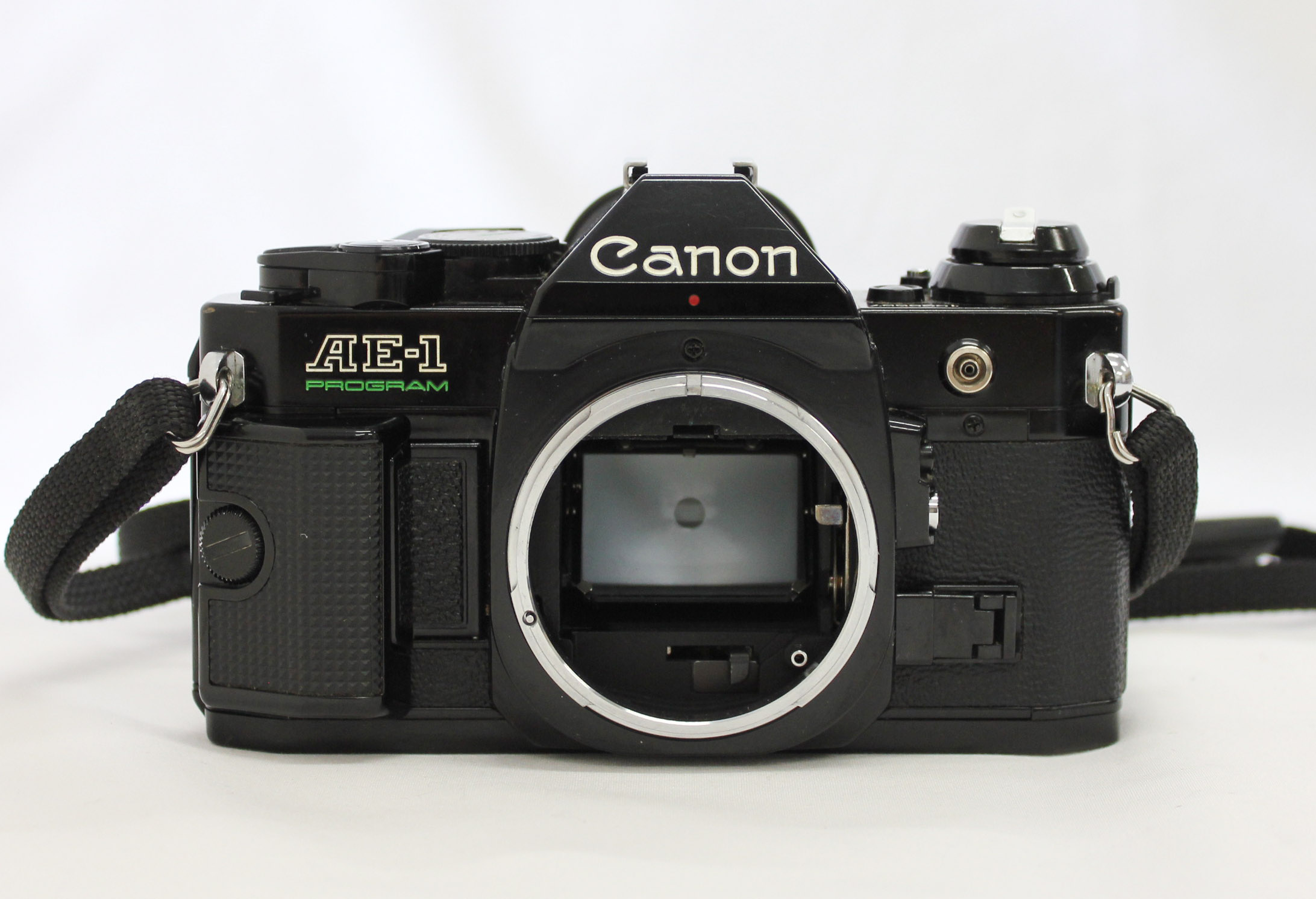 Canon AE-1 Program 35mm SLR Film Camera Black with New FD 35-70mm F/4 Lens from Japan (C1817 