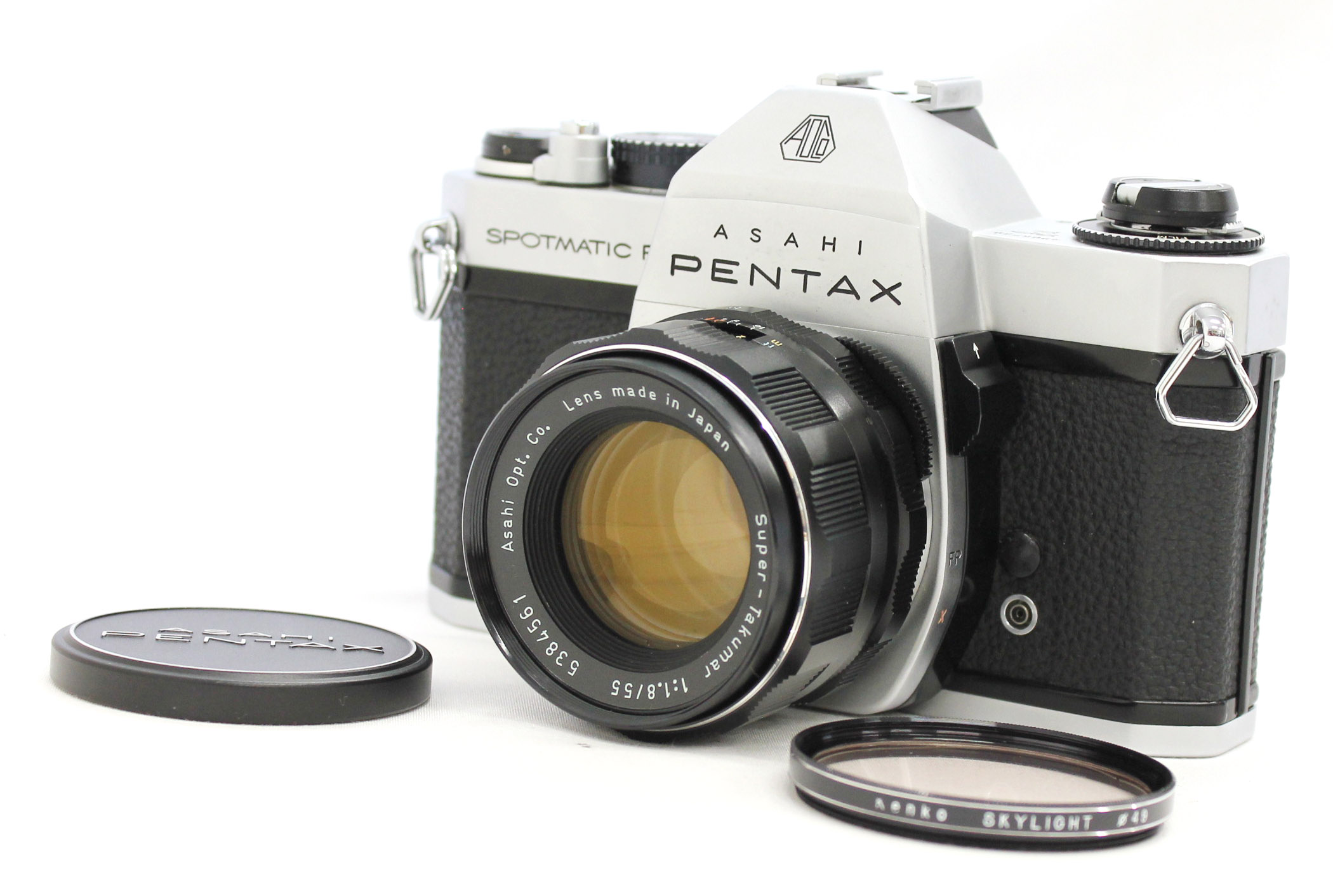 Japan Used Camera Shop | [Exc+++++] Asahi Pentax Spotmatic F SPF Camera w/ Super Takumar 55mm F/1.8 from Japan