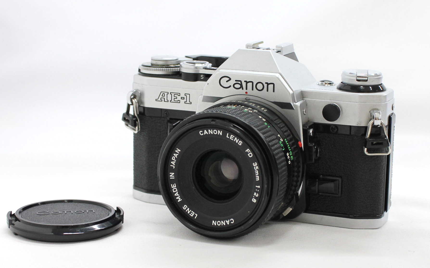 Canon AE-1 35mm SLR Film Camera with New FD 35mm F/2.8 Lens from Japan  (C1860) | Big Fish J-Camera (Big Fish J-Shop)