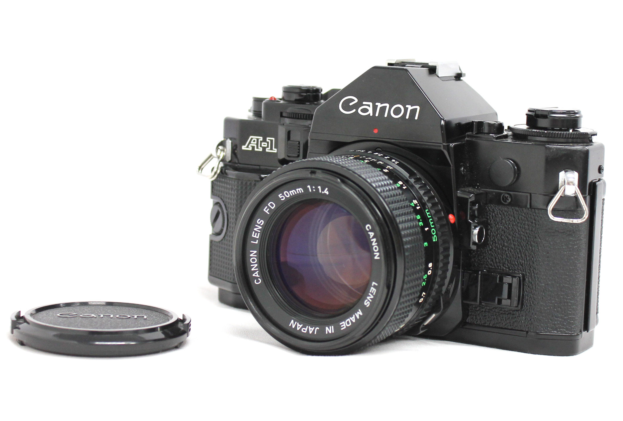 Japan Used Camera Shop | [Excellent+++++] Canon A-1 35mm SLR Film Camera with New FD NFD 50mm F/1.4 Lens from Japan