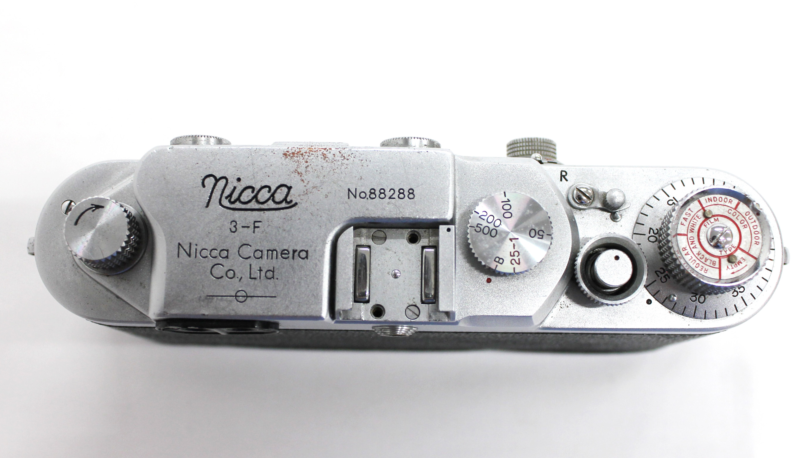 Nicca Type-3F III F Rangefinder Film Camera with Tokyo Kogaku Topcor-S 5cm 50mm F/2 L39 LTM Leica Screw Mount Lens from Japan Photo 7