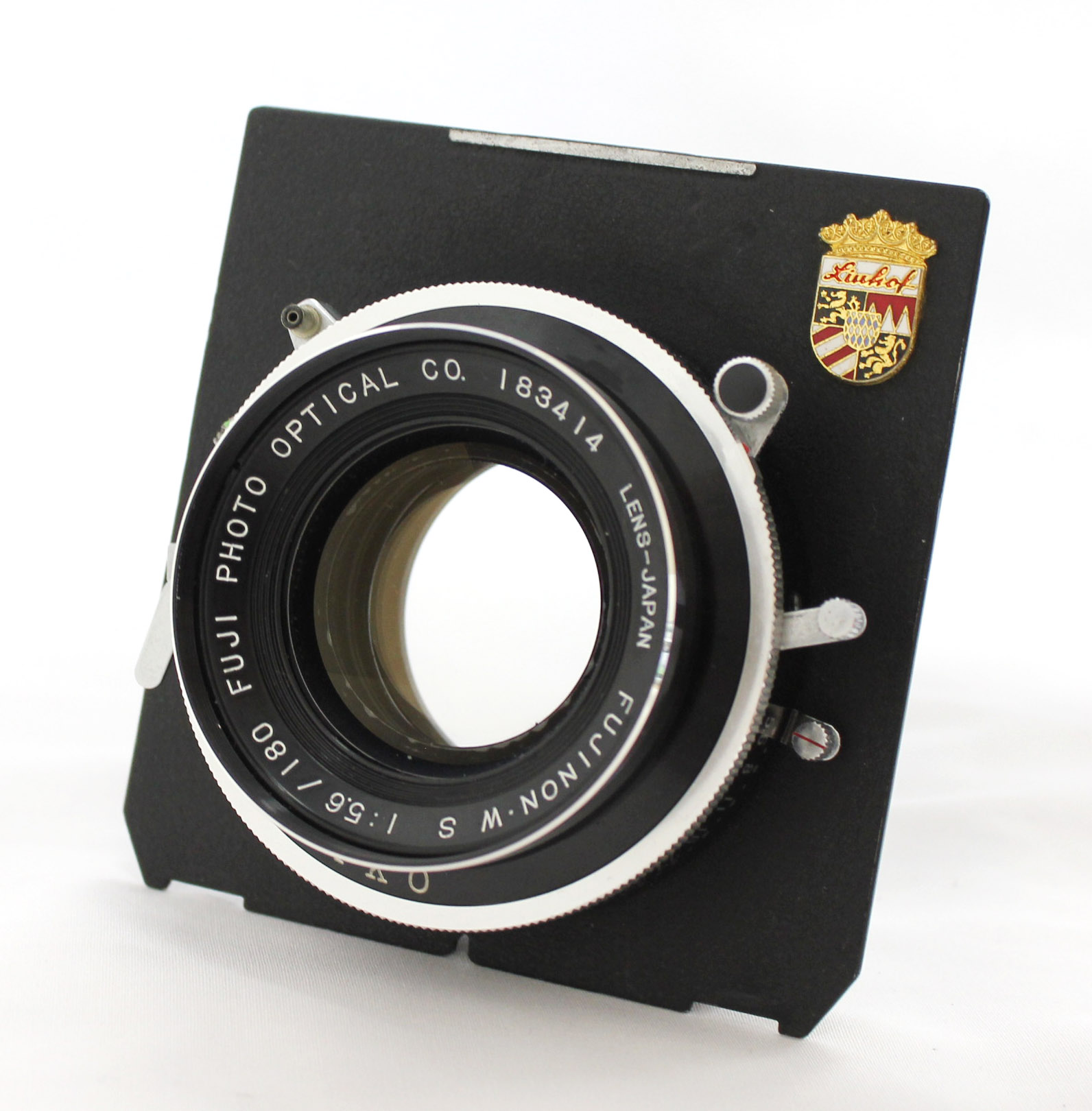 Japan Used Camera Shop | Fuji Fujinon W S 180mm F/5.6 4x5 Large Format Lens w/ Seiko Shutter Linhof Board from Japan