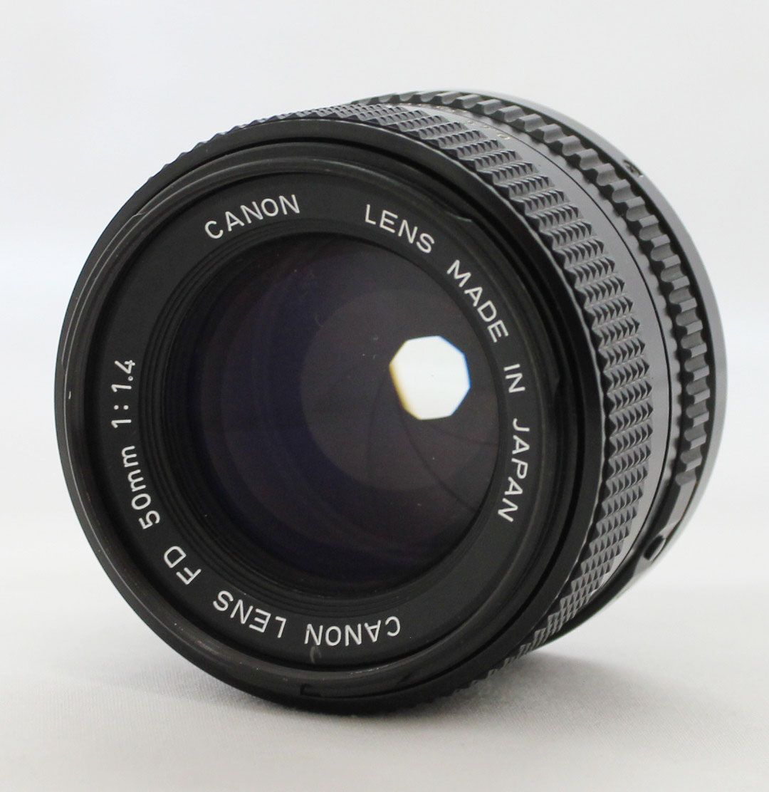 Canon AE-1 Program 35mm SLR Film Camera Black with New FD NFD 50mm 