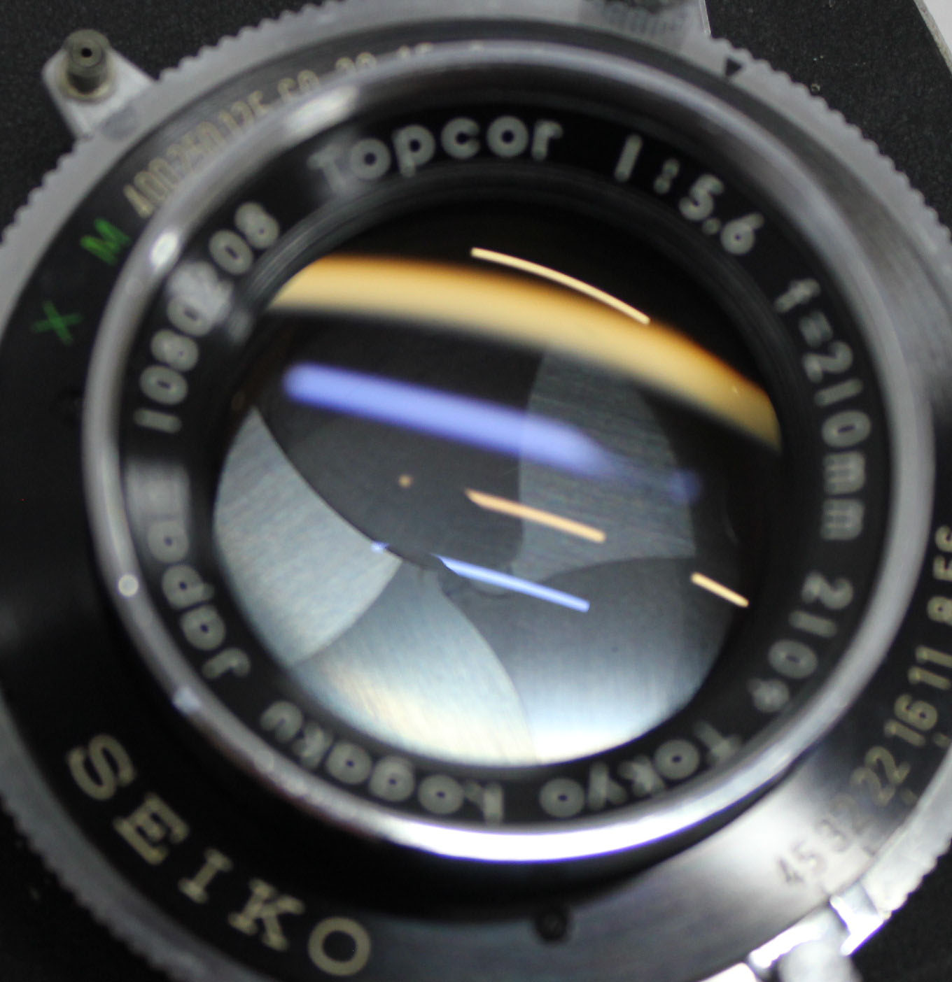 Topcor Tokyo Kogaku 210mm F/5.6 Large Format Lens with Seiko Shutter Linhof Board from Japan  Photo 7
