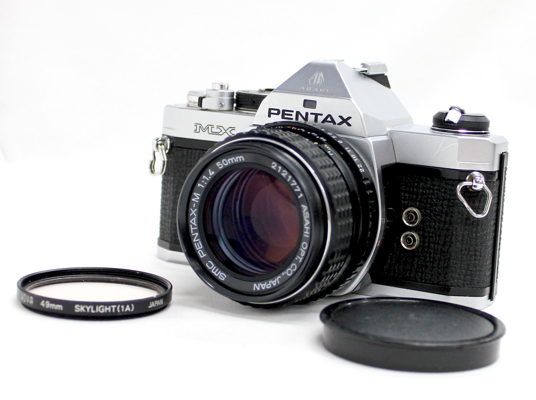 Japan Used Camera Shop | Pentax MX SLR 35mm Film Camera with SMC Pentax-M 50mm F/1.4 Lens from Japan