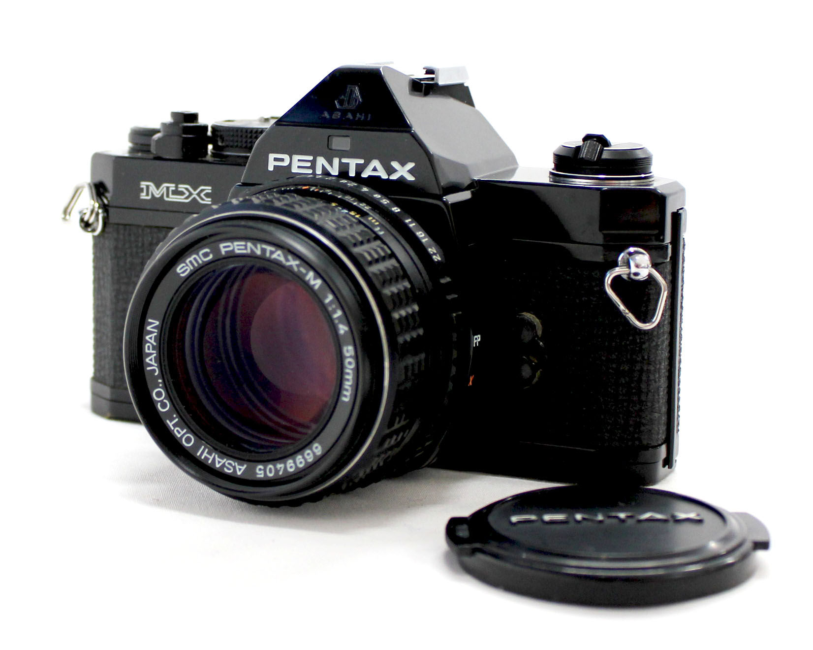 Japan Used Camera Shop | [Excellent++++] Pentax MX SLR 35mm Film Camera Black with SMC Pentax-M 50mm F/1.4 Lens from Japan