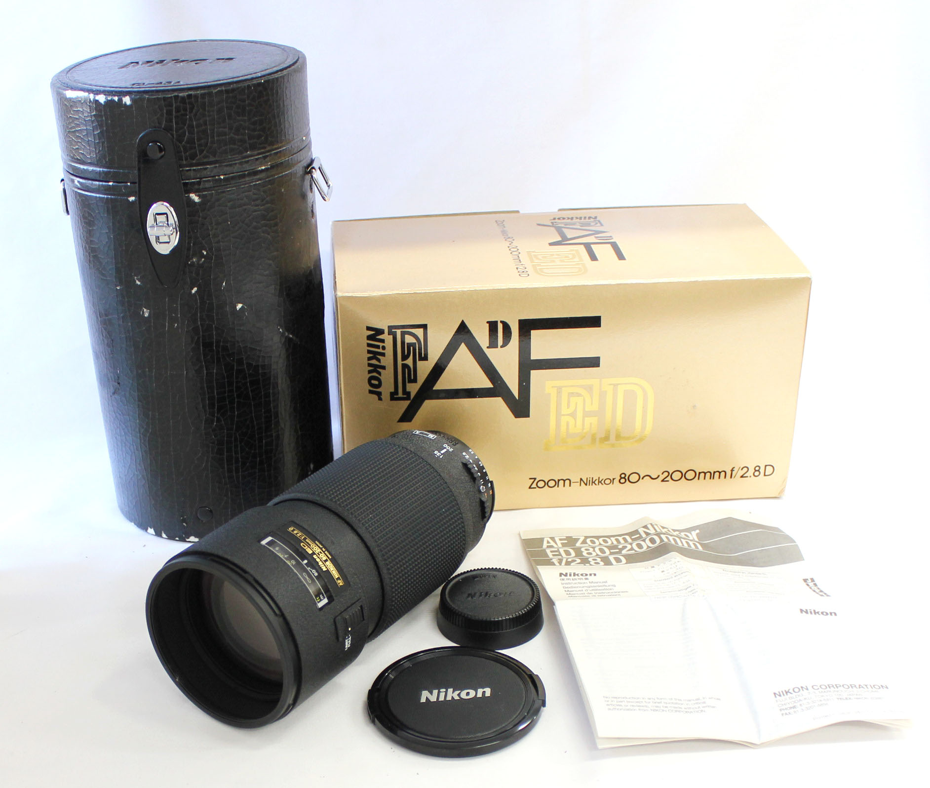 Japan Used Camera Shop | [Near Mint] Nikon ED AF NIKKOR 80-200mm F/2.8 D Zoom Lens II with Case and Box from Japan