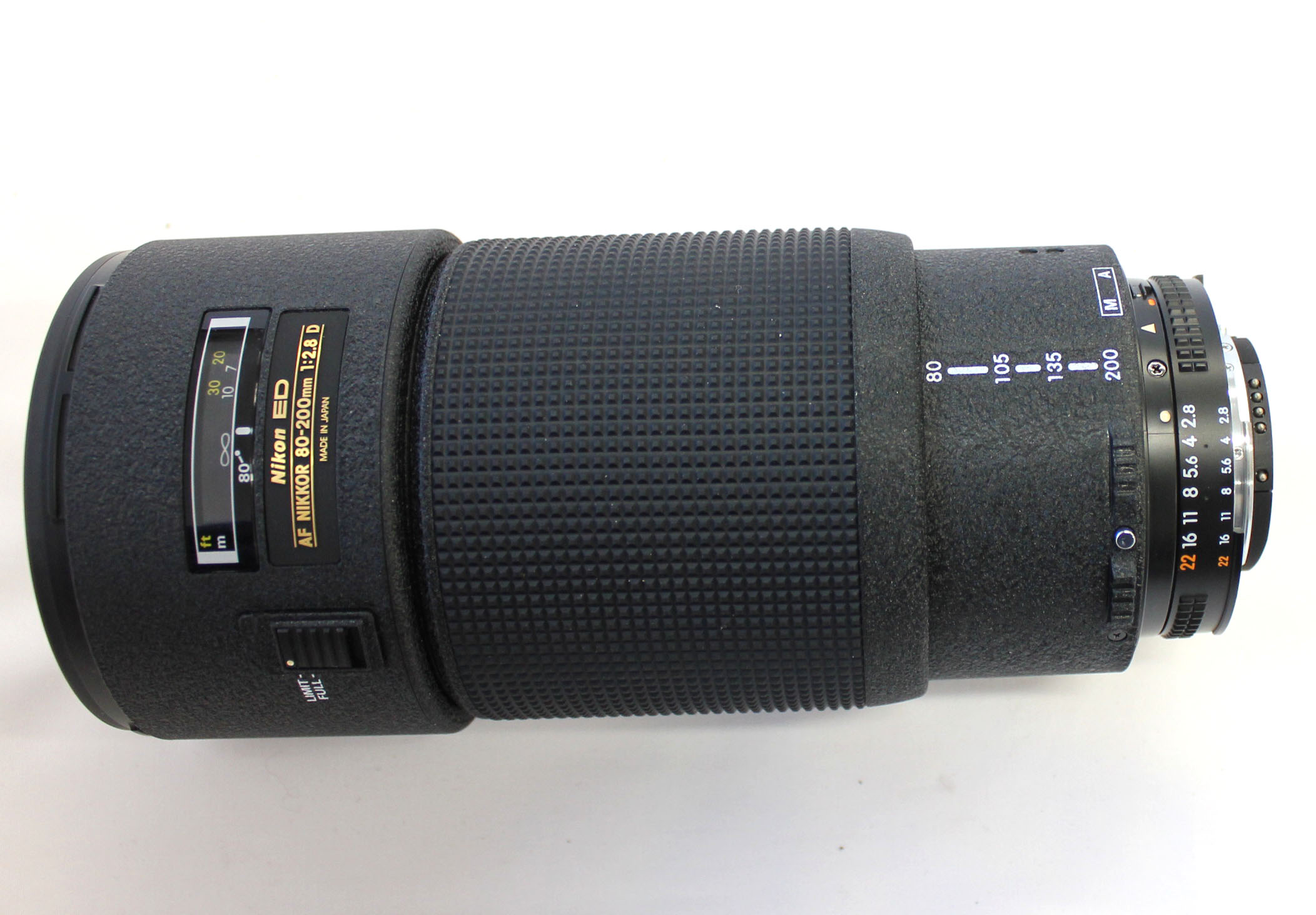 Nikon ED AF NIKKOR 80-200mm F/2.8 D Zoom Lens II with Case