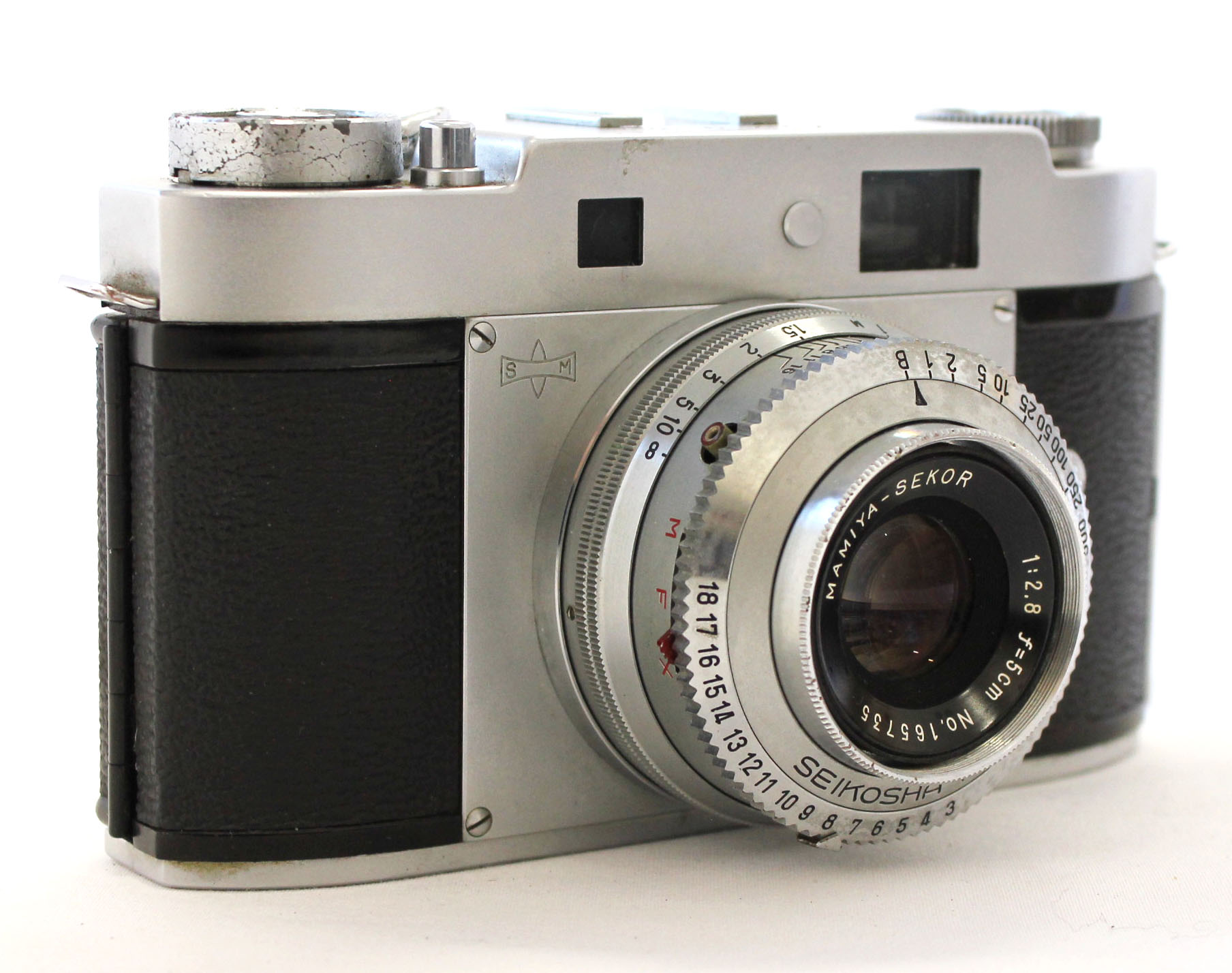 Mamiya 35 III Vintage Rangefinder 35mm Film Camera with Mamiya-Sekor 5cm 50mm F2.8 Lens from Japan Photo 1