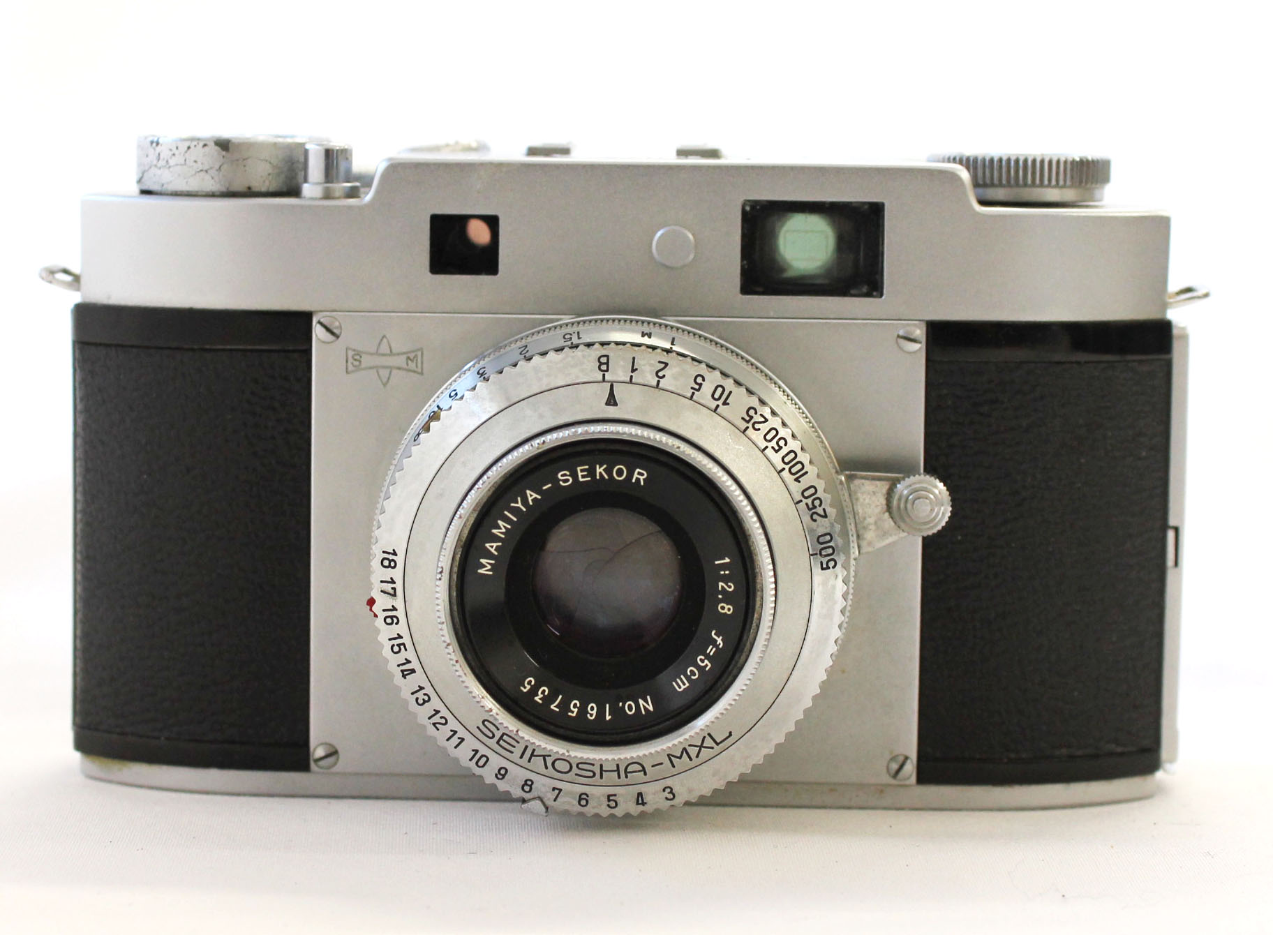Mamiya 35 III Vintage Rangefinder 35mm Film Camera with Mamiya-Sekor 5cm 50mm F2.8 Lens from Japan Photo 2
