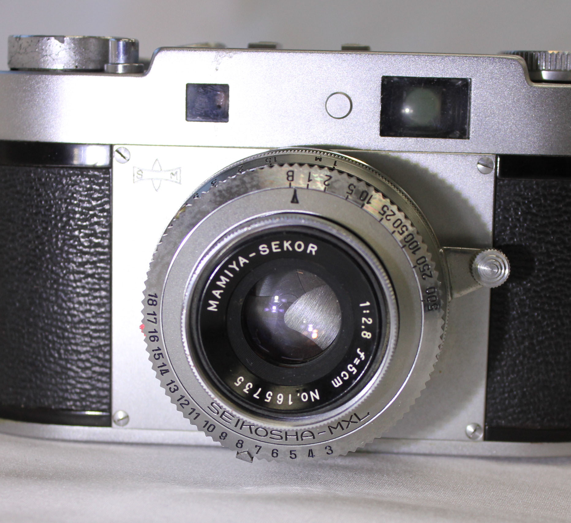 Mamiya 35 III Vintage Rangefinder 35mm Film Camera with Mamiya-Sekor 5cm 50mm F2.8 Lens from Japan Photo 10