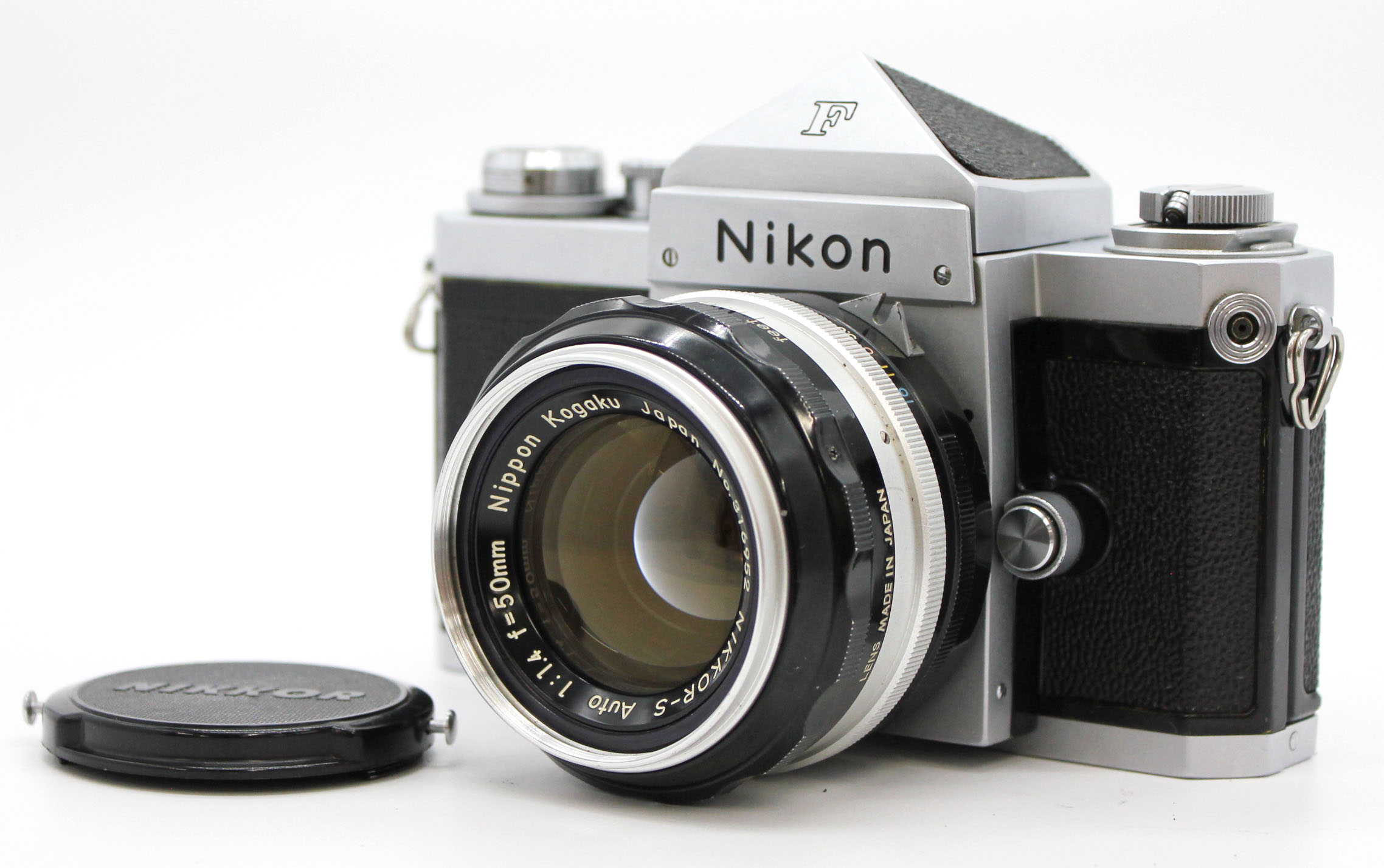Japan Used Camera Shop | [Excellent++++] Nikon F Eye Level 35mm SLR Camera with Nikkor-S Auto 50mm F/1.4 Lens from Japan