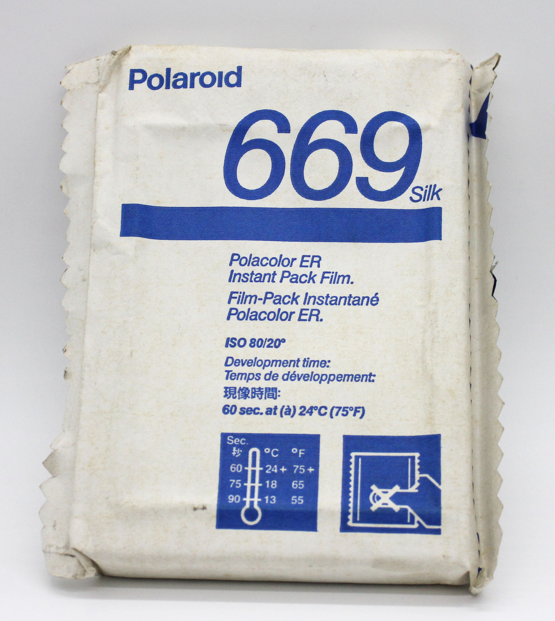 [Unused] Polaroid 669 Silk Polacolor ER Instant Pack Film Expired 12/1991 from Japan