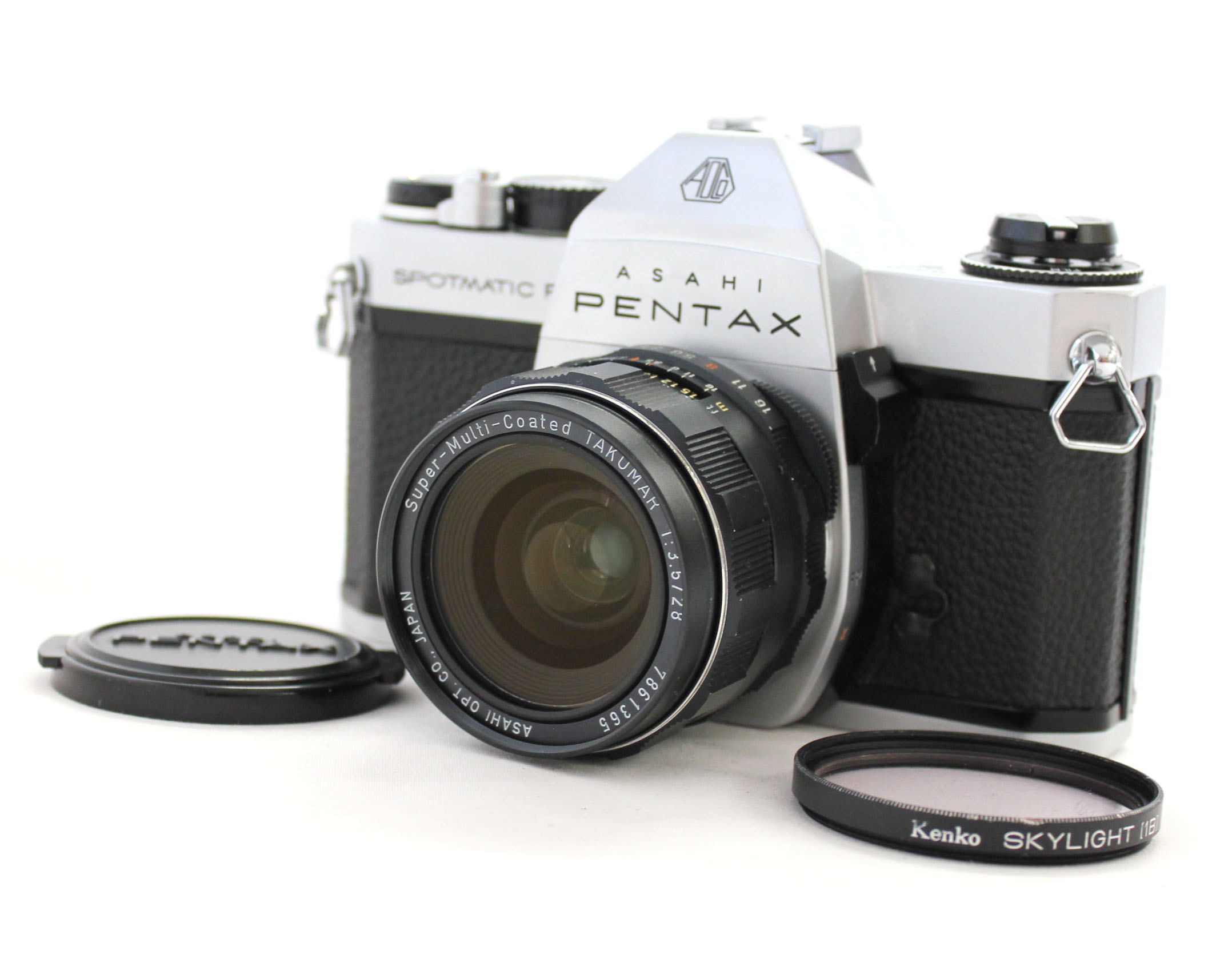 Japan Used Camera Shop | [Near Mint] Asahi Pentax Spotmatic F SPF 35mm SLR Camera w/ Super-Multi-Coated Takumar 28mm F/3.5 Lens from Japan