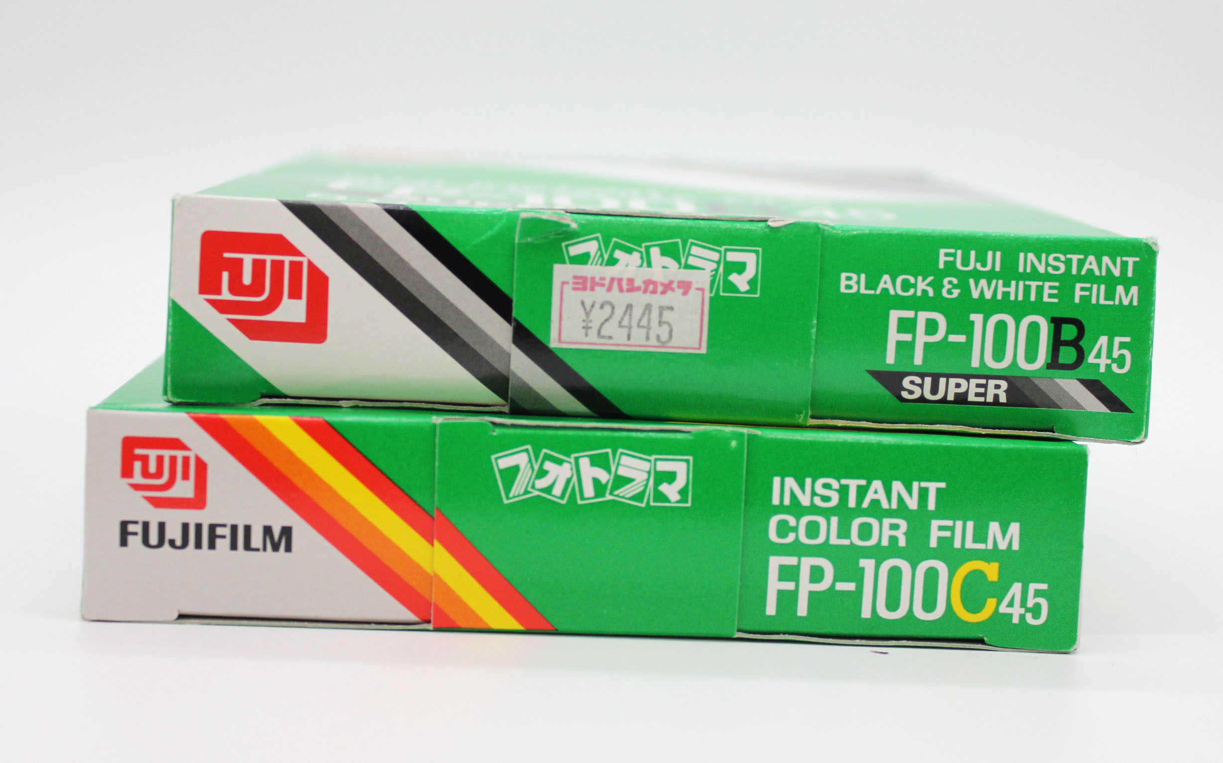 Fuji Fujifilm FP-100C 45 Color & FP-100B 45 Black & White 4x5