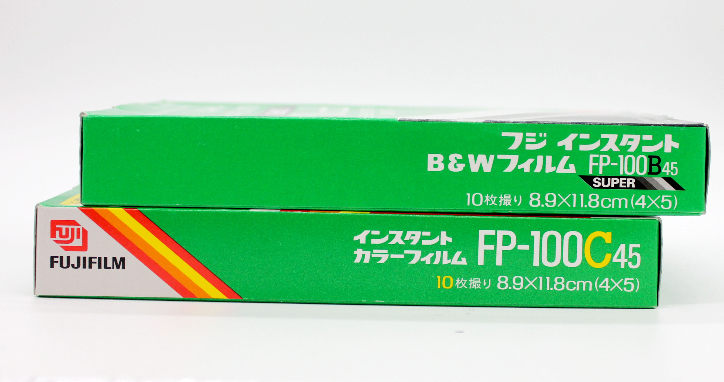  Fuji Fujifilm FP-100C 45 Color & FP-100B 45 Black & White 4x5 Instant Film Pack Expired from Japan Photo 5
