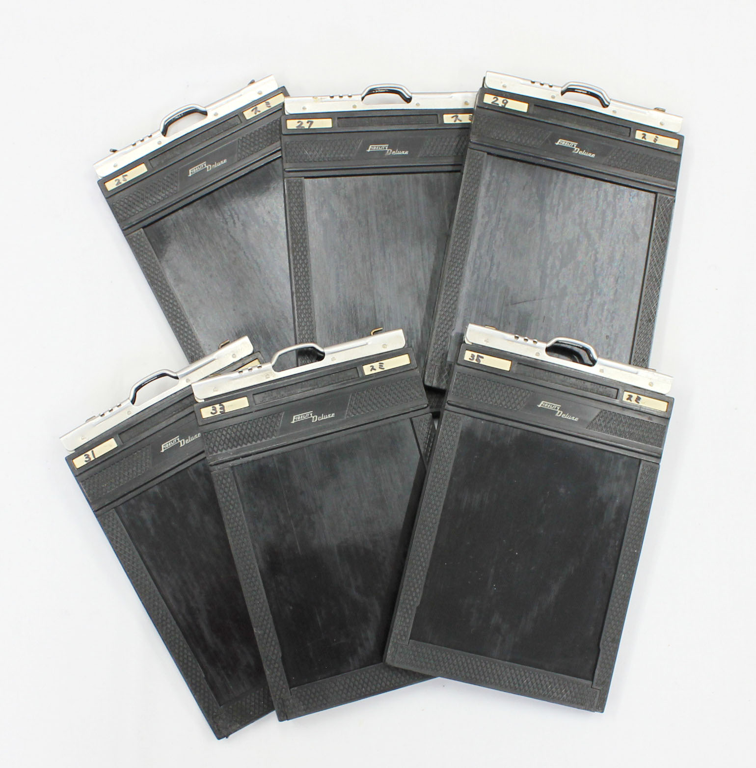 Japan Used Camera Shop | Fidelity Deluxe 4x5 Cut Sheet Film Holder Lot of 6 from Japan