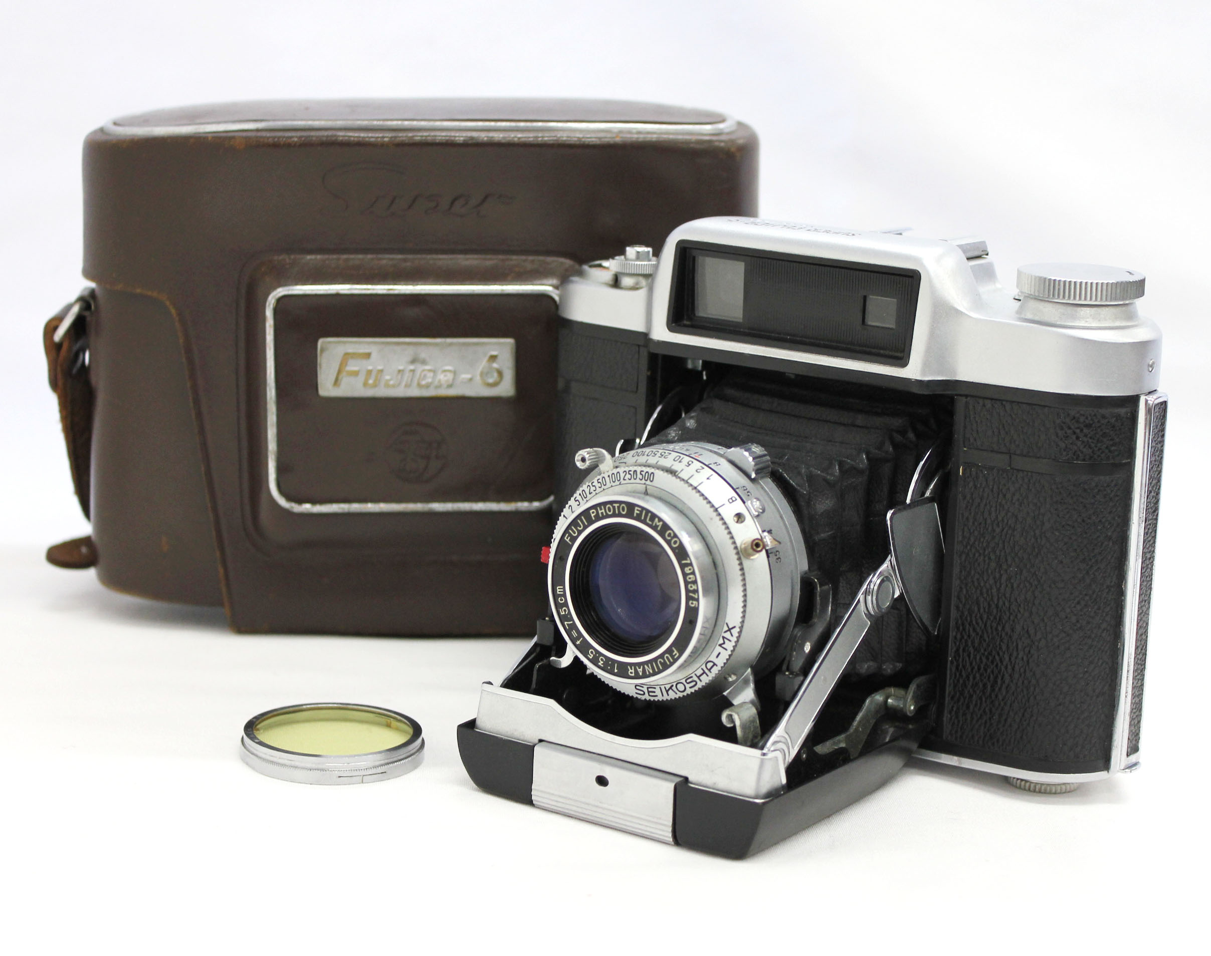  Fuji Super Fujica-6 Six 6x6 Medium Format Film Camera with Fujinar 75mm F/3.5 from Japan Photo 0