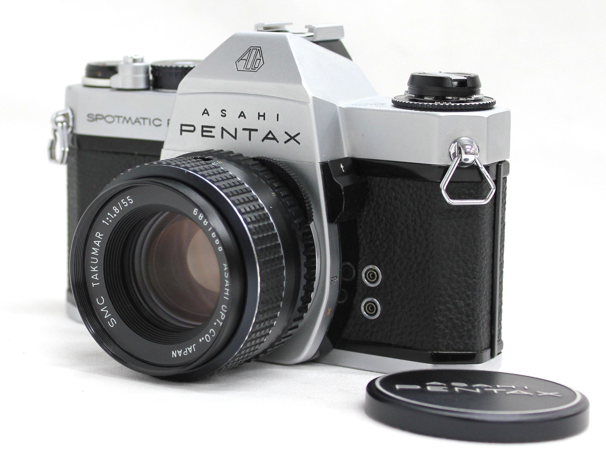 [Near Mint] Asahi Pentax Spotmatic F SPF 35mm SLR Camera w/ SMC Takumar 55mm F/1.8 Lens from Japan