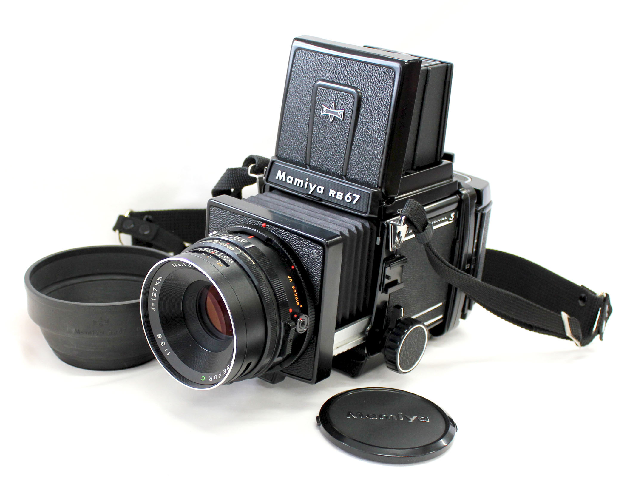 Mamiya RB67 Pro S + Sekor C 127mm F/3.8 with Hood + 120 Film Back 