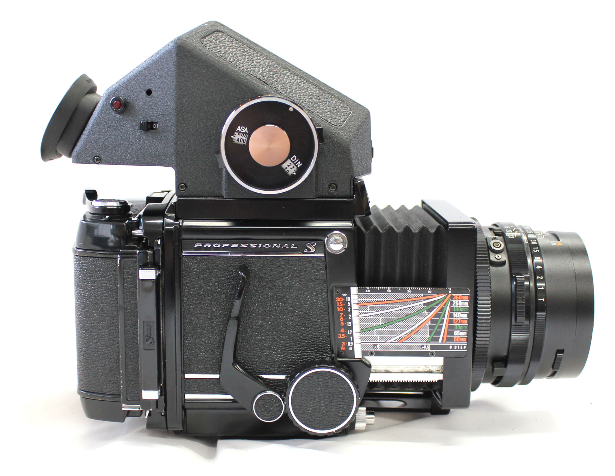 Mamiya RB67 Pro S with Cds Meter Prism Finder + Sekor C 127mm F