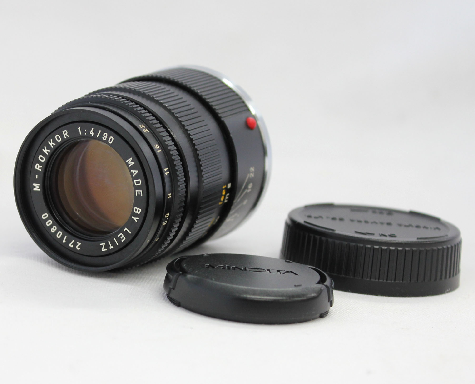 Minolta M-Rokkor 90mm F/4 Made by Leitz Made in Germany for Leica M mount from Japan