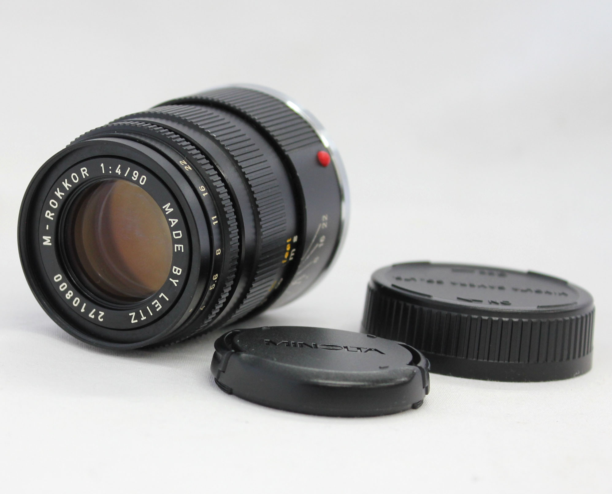 Minolta M-Rokkor 90mm F/4 Made by Leitz Made in Germany for Leica