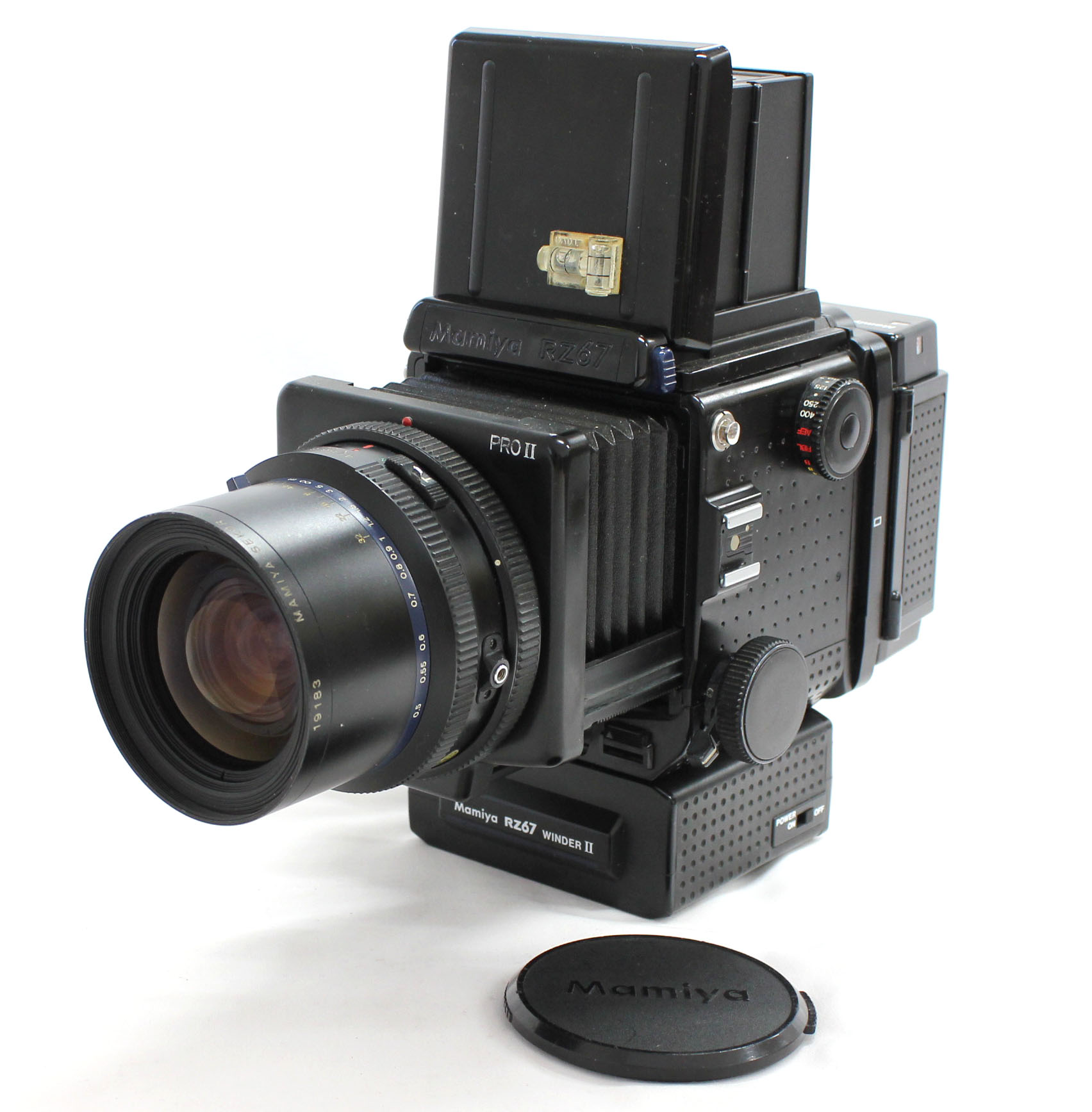 Mamiya RZ67 Pro II + Sekor Z 50mm F/4.5 W + 120 Film Back + Winder