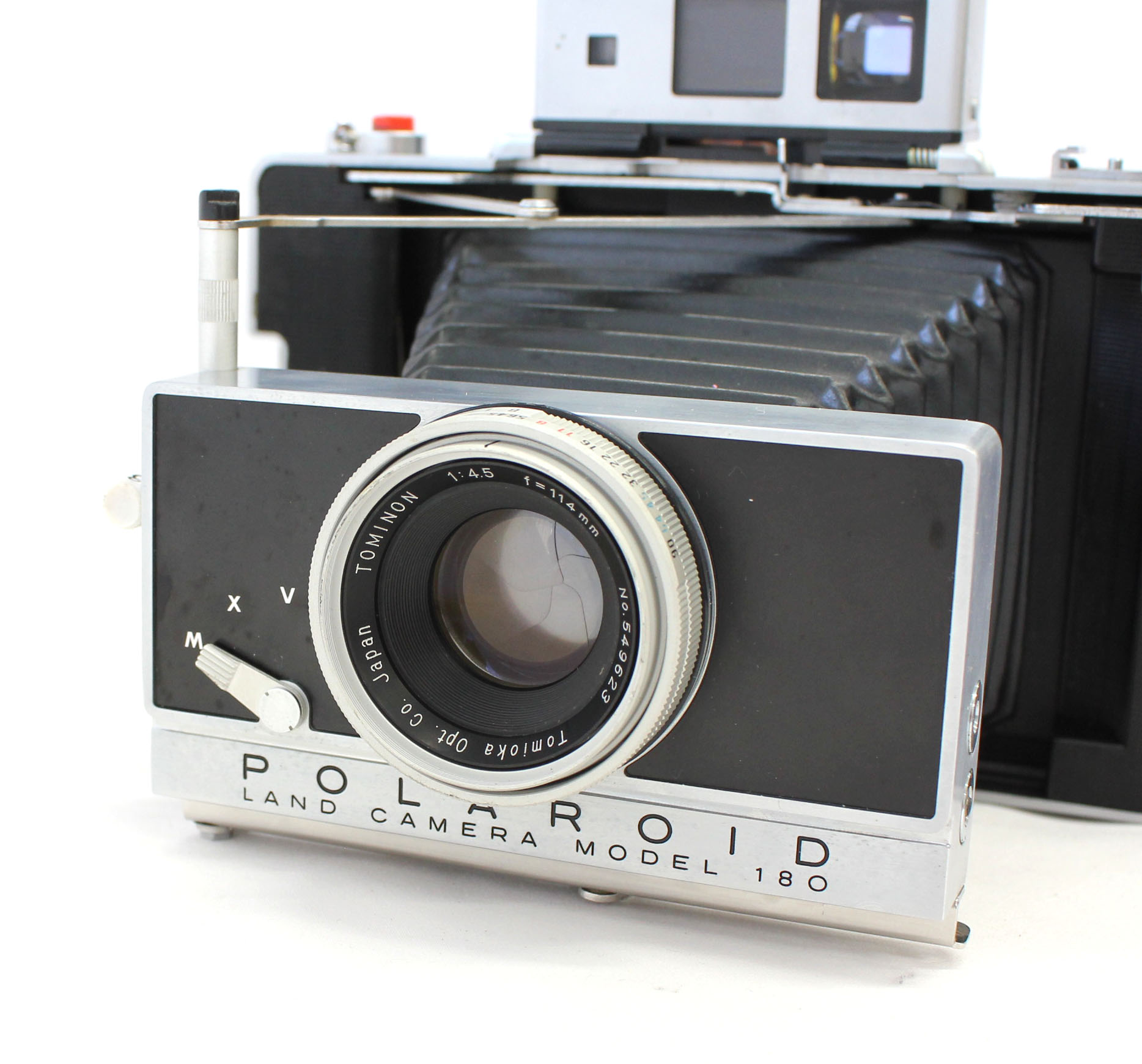 Polaroid Land Camera Model 180 Instant Film Camera w/ Tominon 114mm F/4.5 from Japan Photo 5